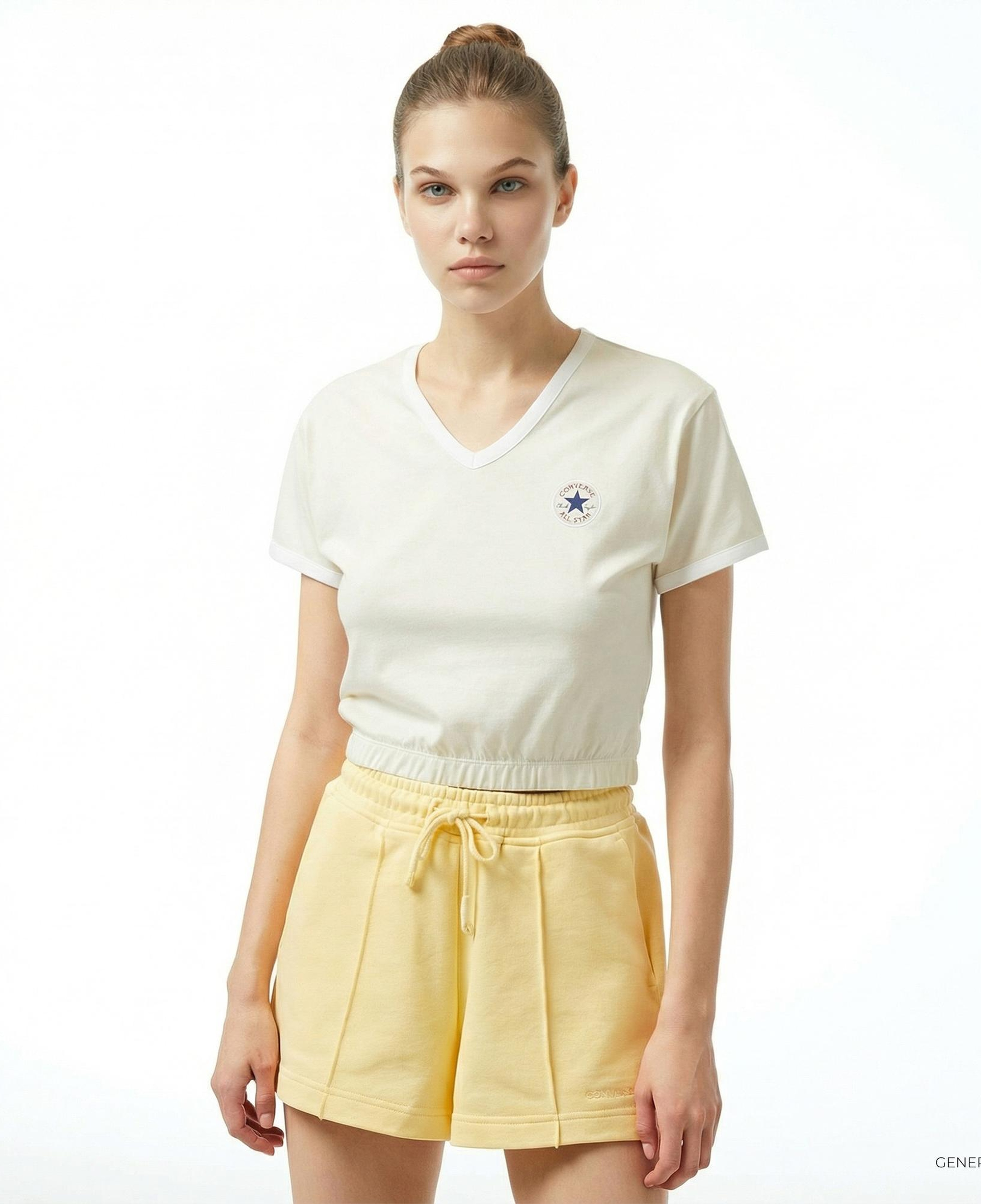 Converse Retro Kadın Beyaz T-Shirt