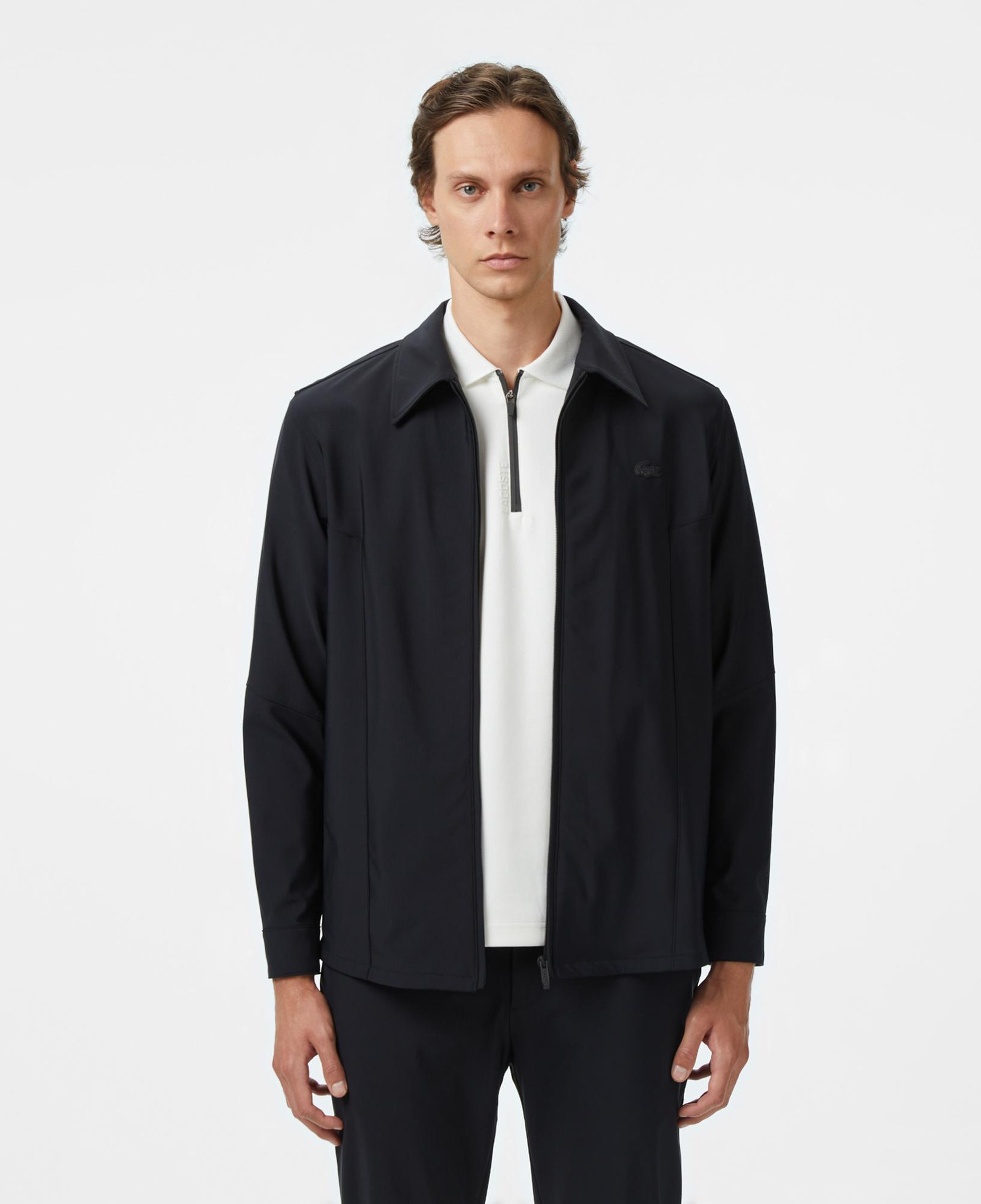 Lacoste Erkek Regular Fit Fermuarlı Siyah Ceket