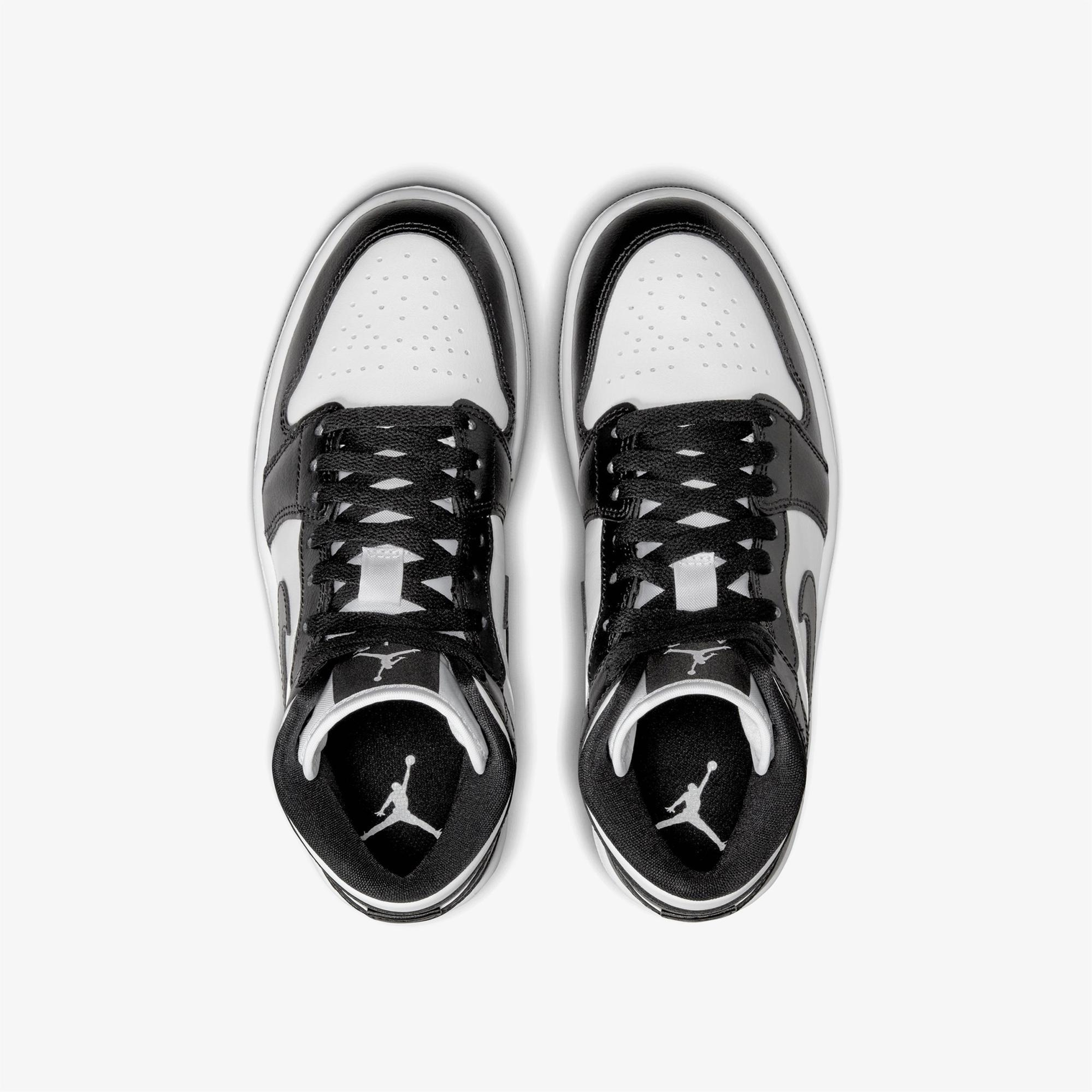 Jordan Air 1 Mid Kadın Siyah Spor Ayakkabı