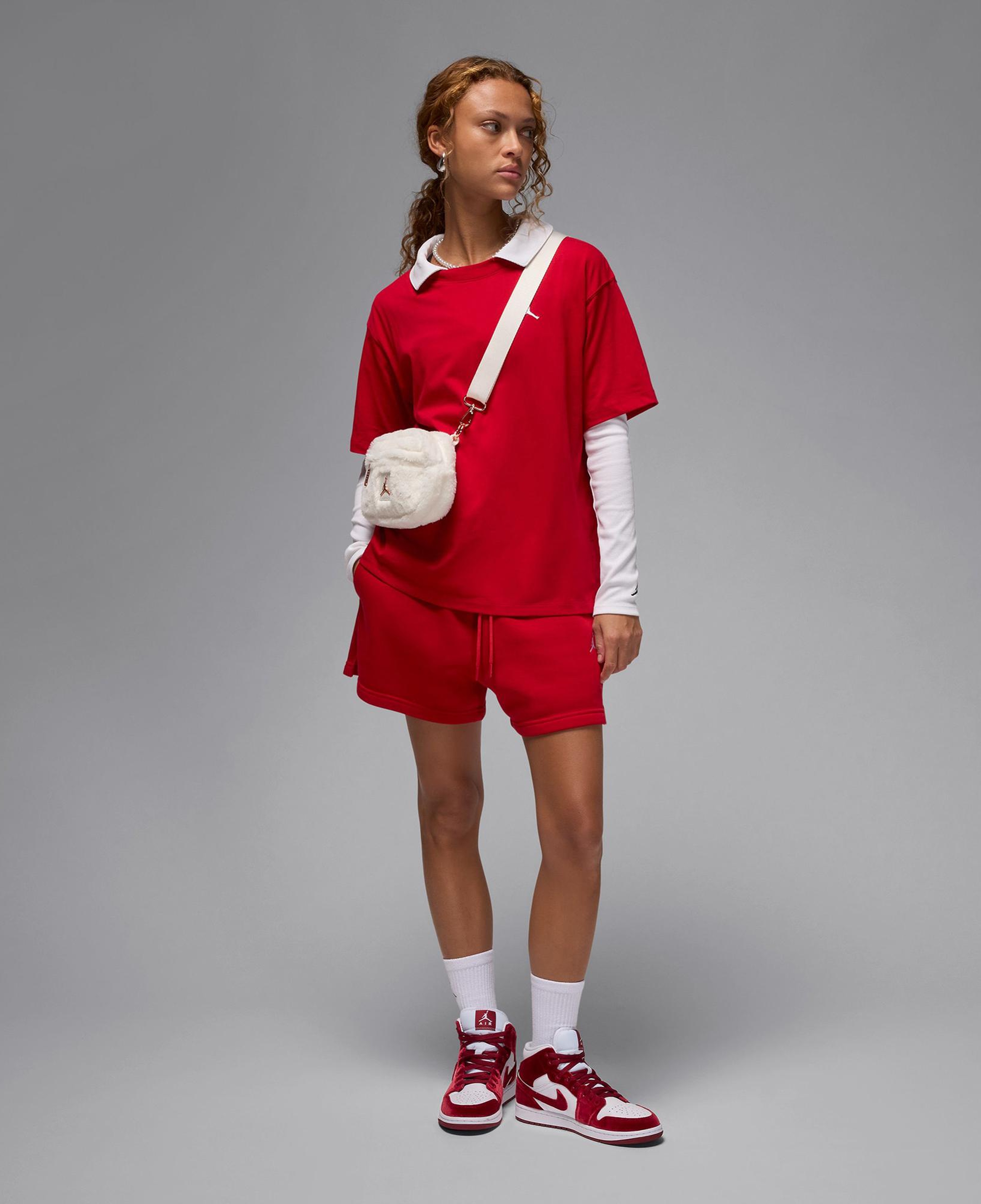 Jordan Essentials Kadın Kırmızı T-Shirt