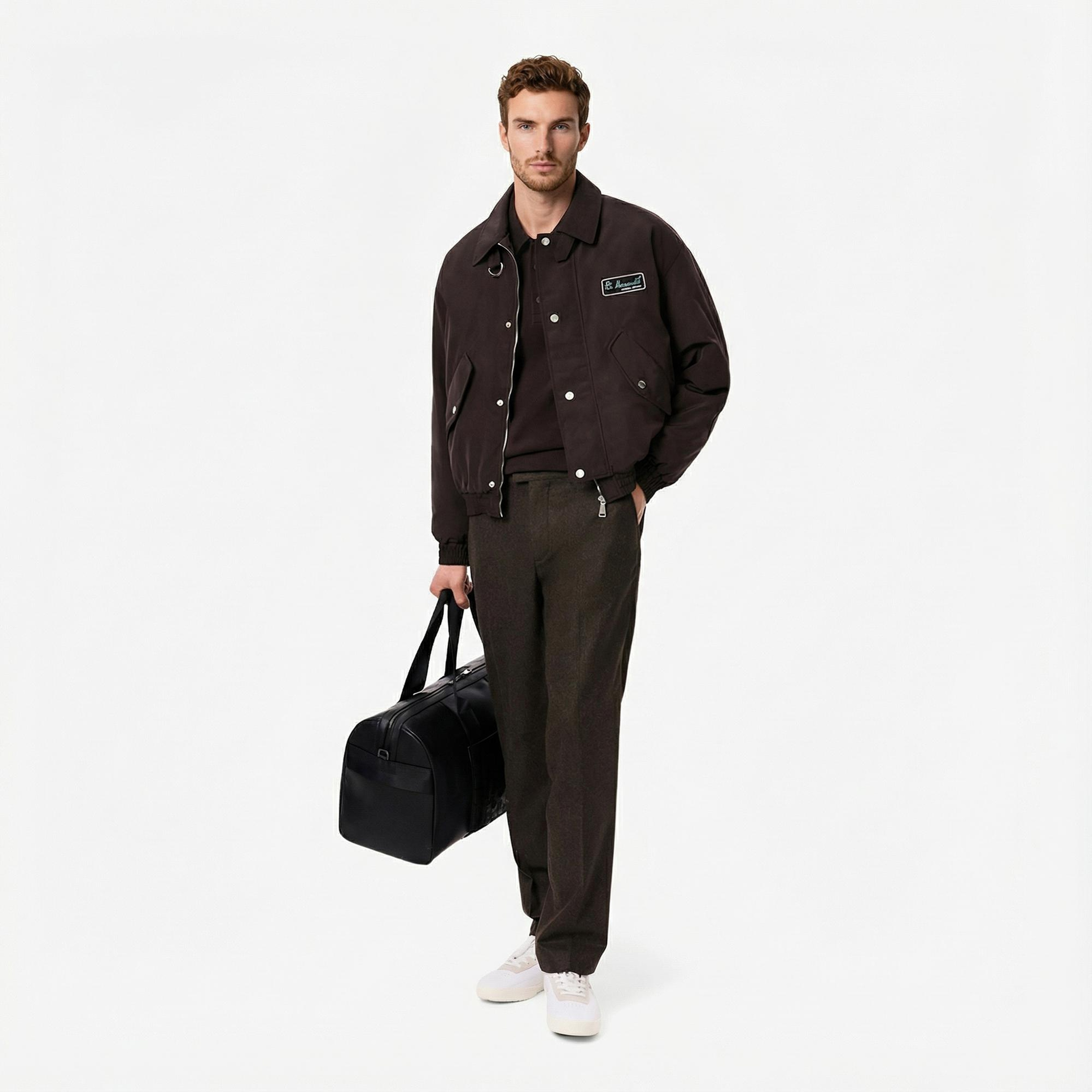 Lacoste Erkek Straight Fit Kahverengi Pantolon