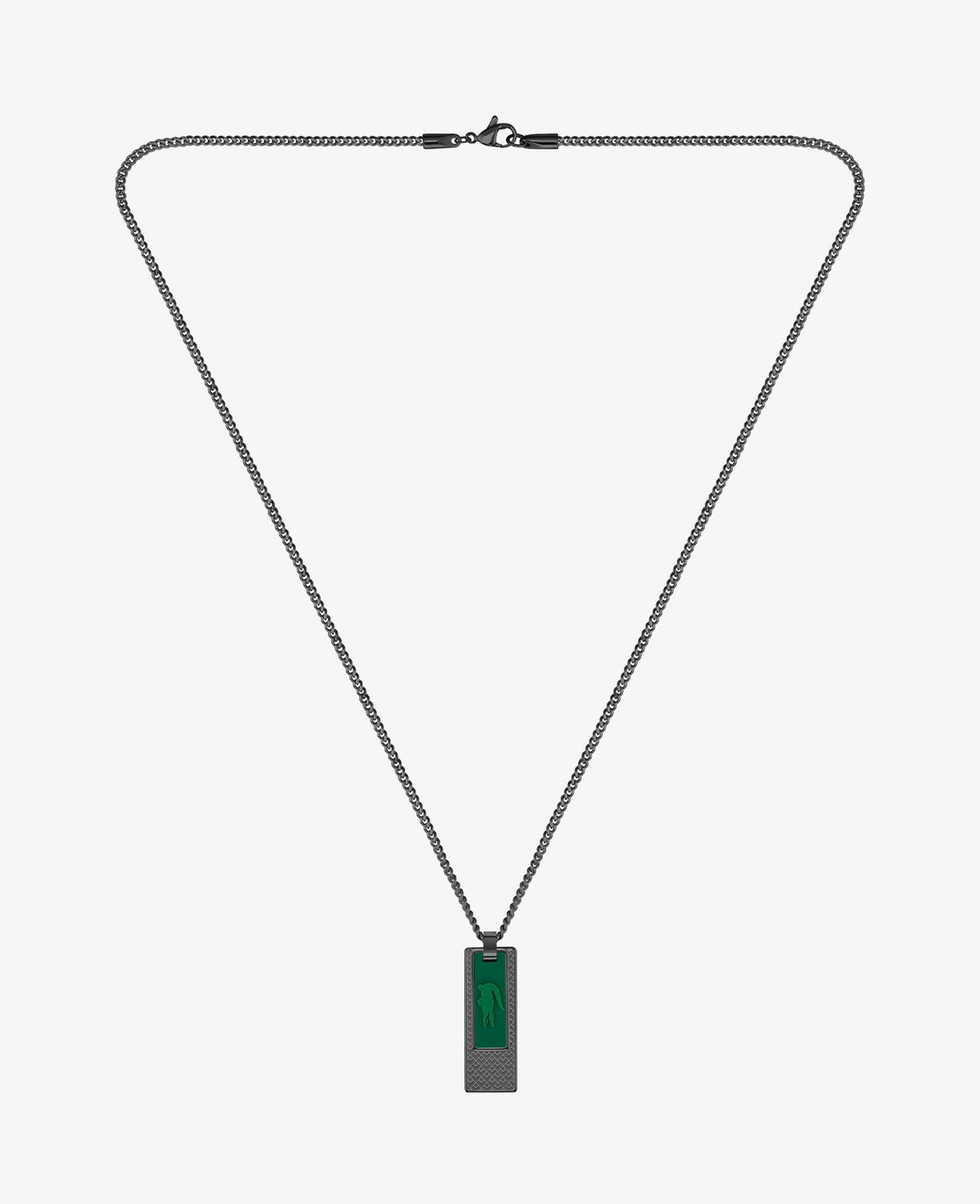 Lacoste Set & Match Erkek Siyah Kolye