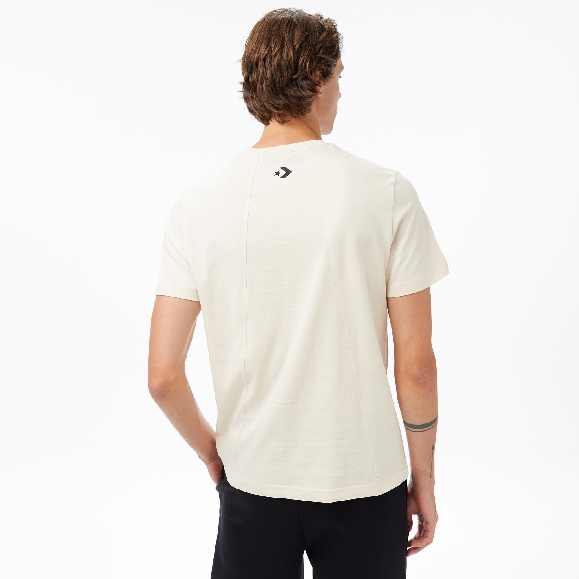 Converse Erkek Krem T-Shirt