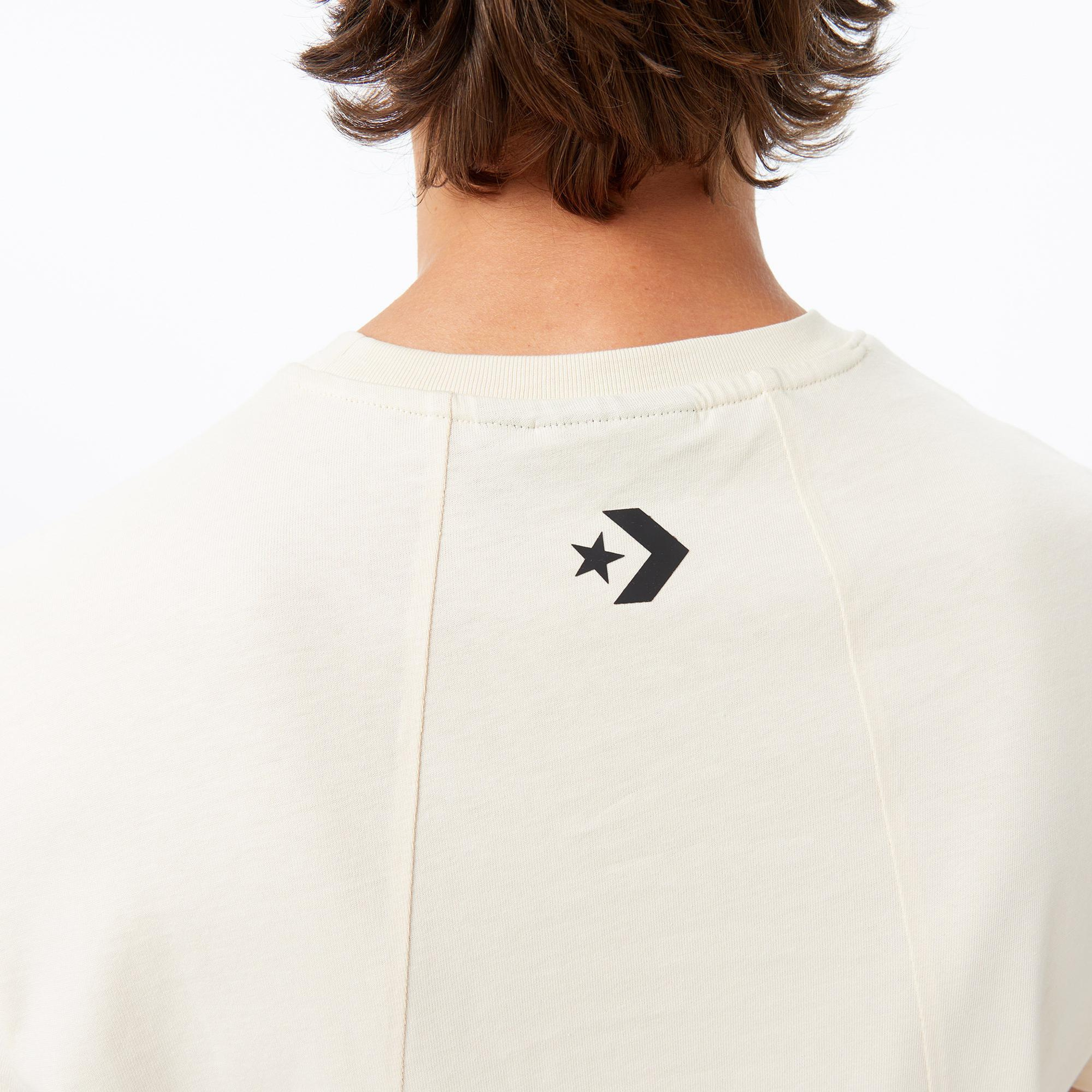 Converse Erkek Krem T-Shirt
