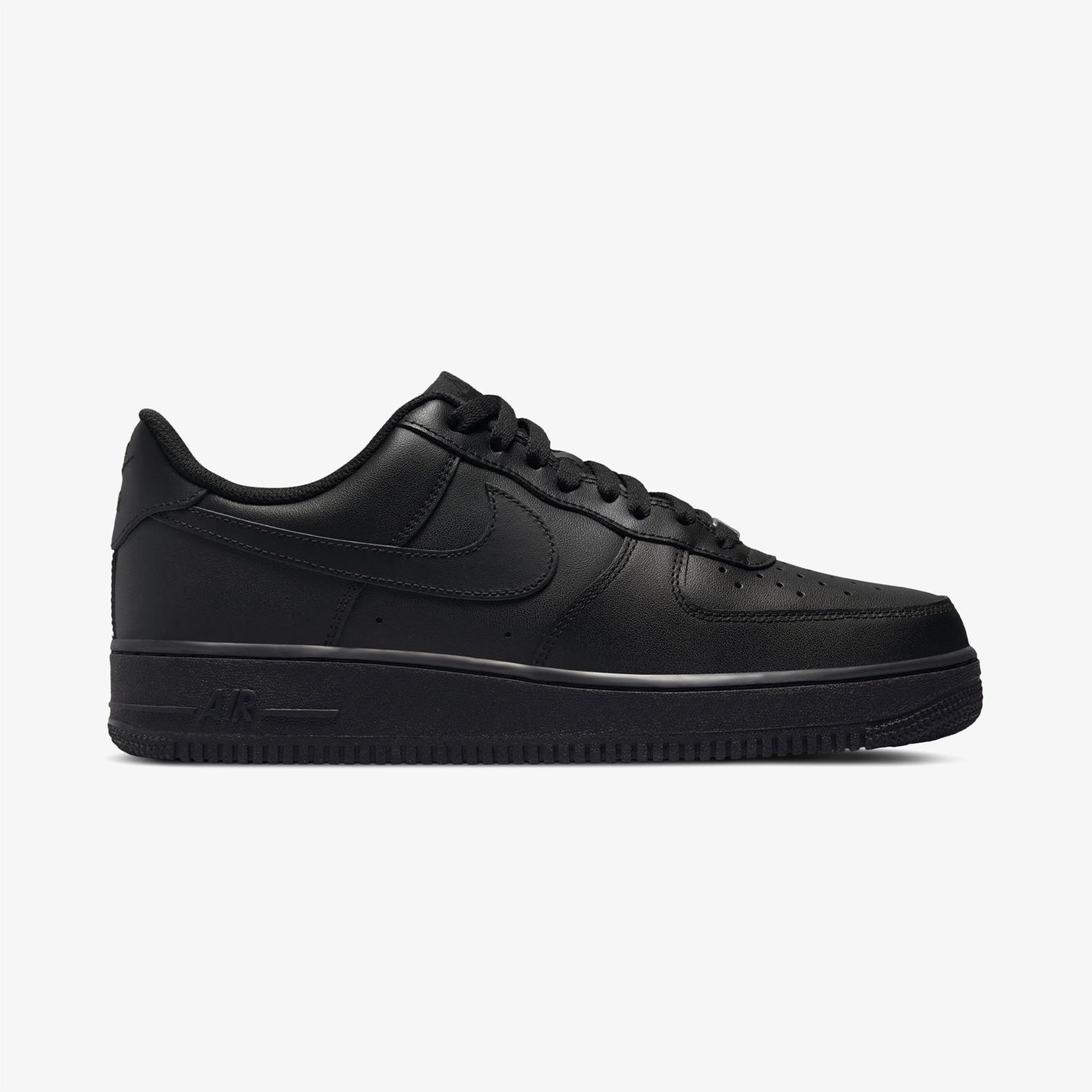 Nike Air Force 1 '07 Erkek Siyah Spor Ayakkabı