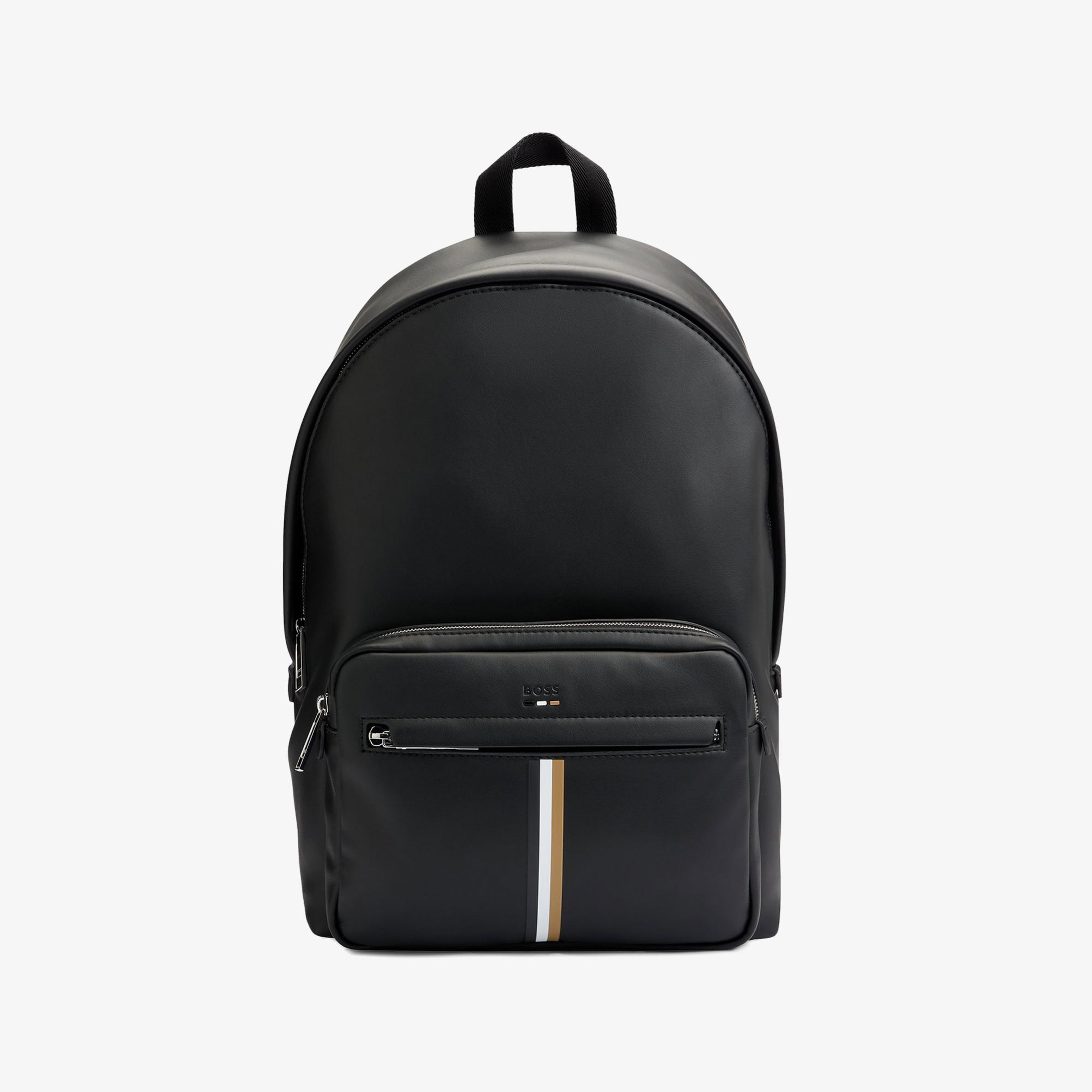 Boss Erkek Siyah Sırt Çantası