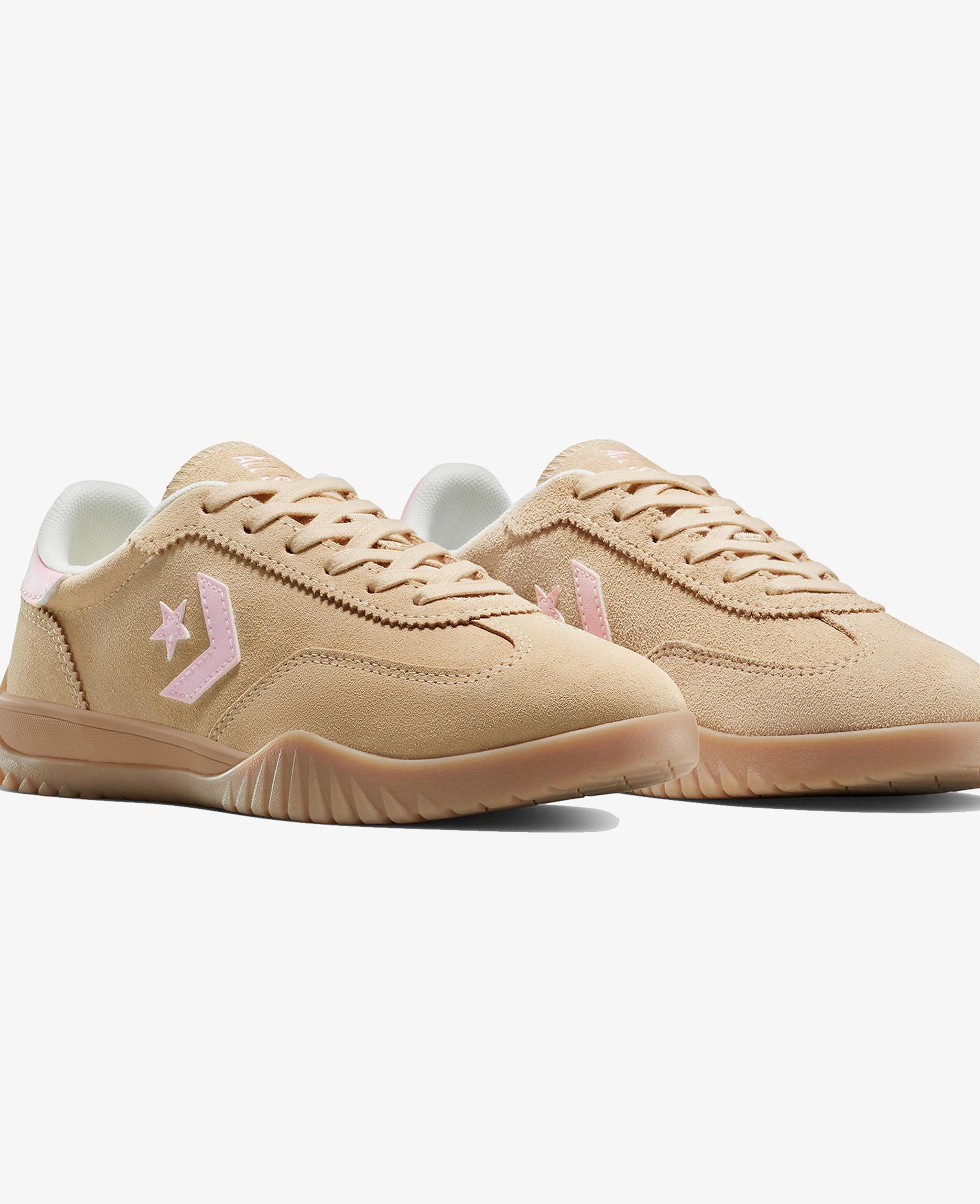 Converse Run Star Trainer Suede Unisex Bej Sneaker