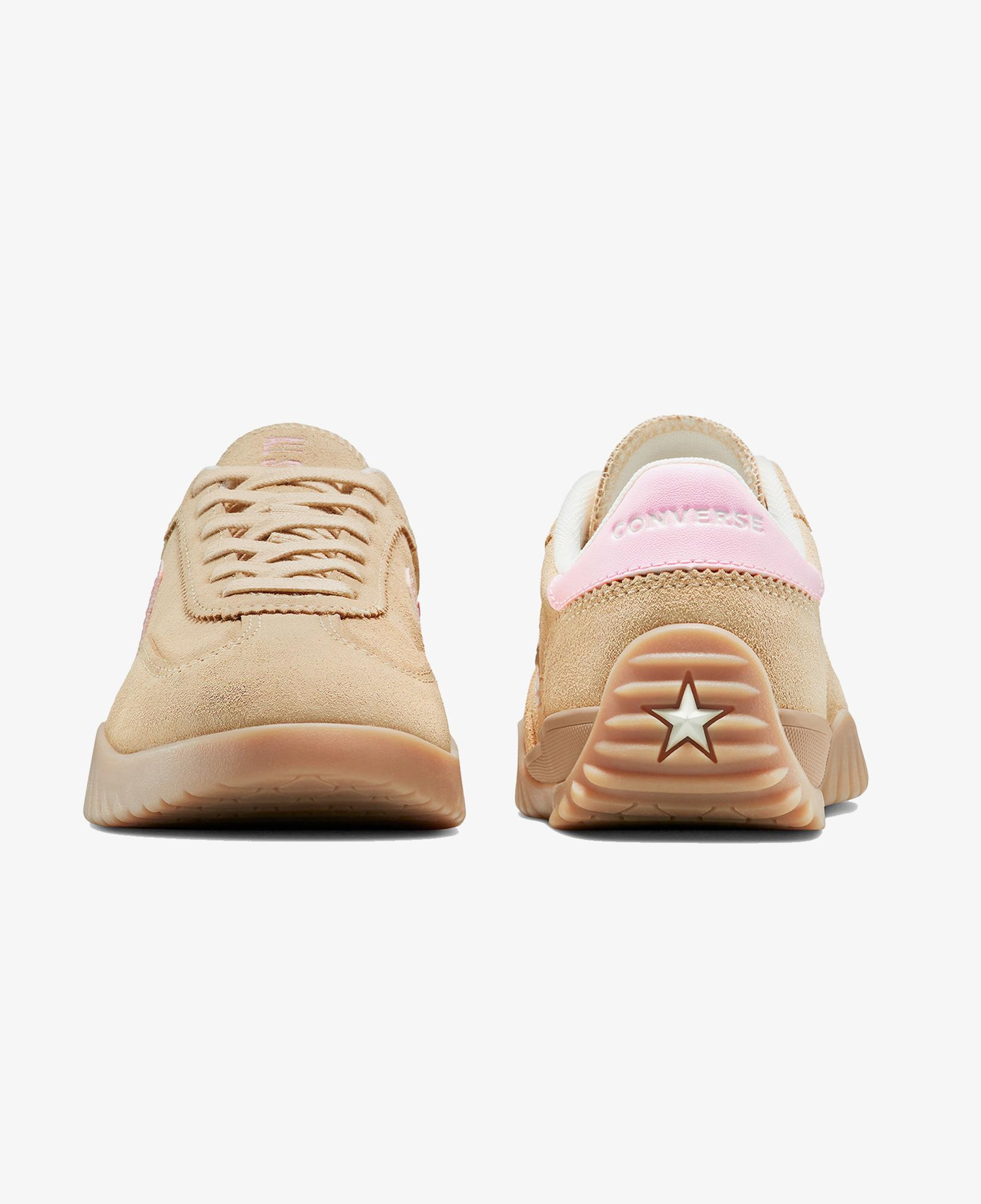 Converse Run Star Trainer Suede Unisex Bej Sneaker