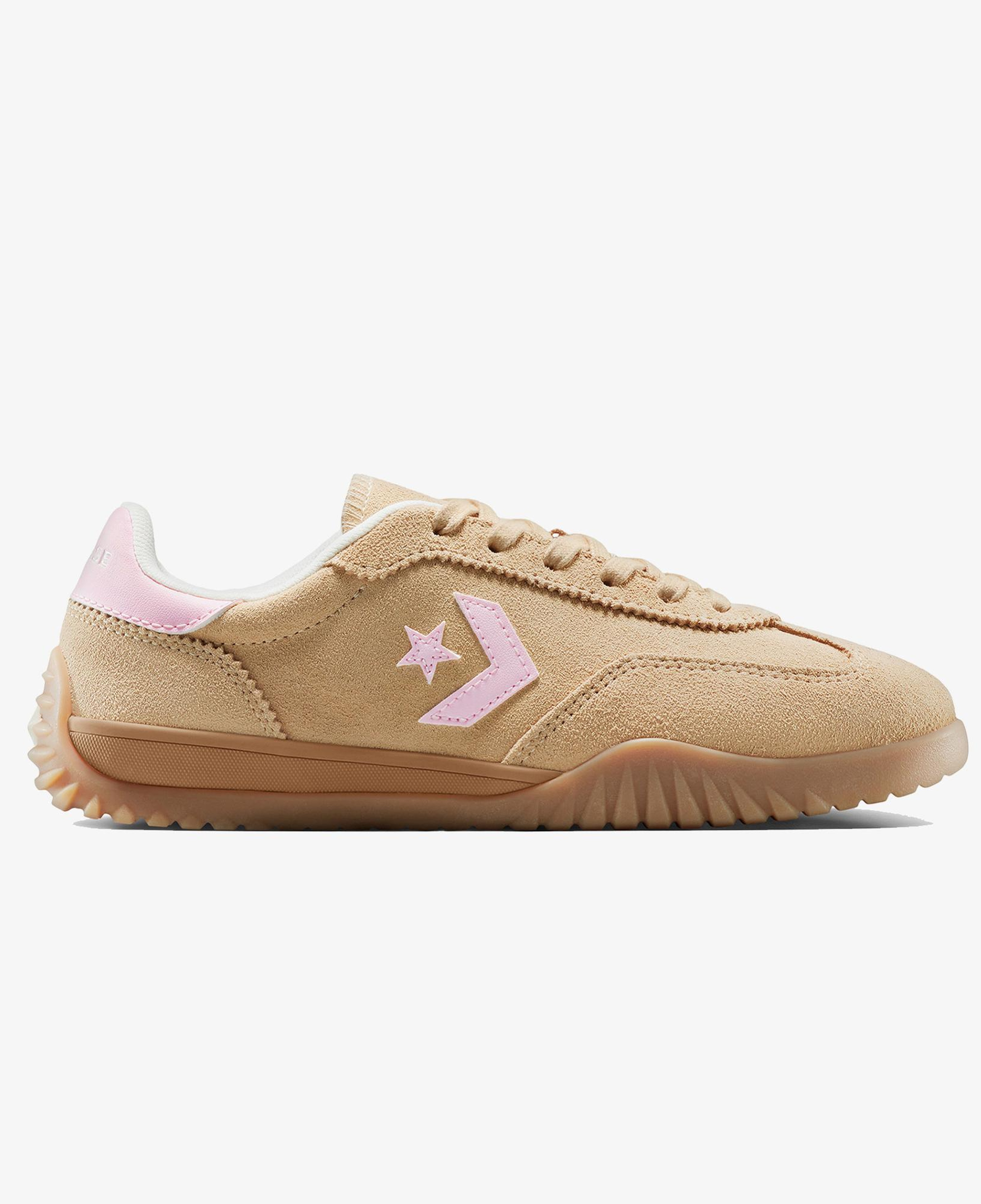 Converse Run Star Trainer Suede Unisex Bej Sneaker