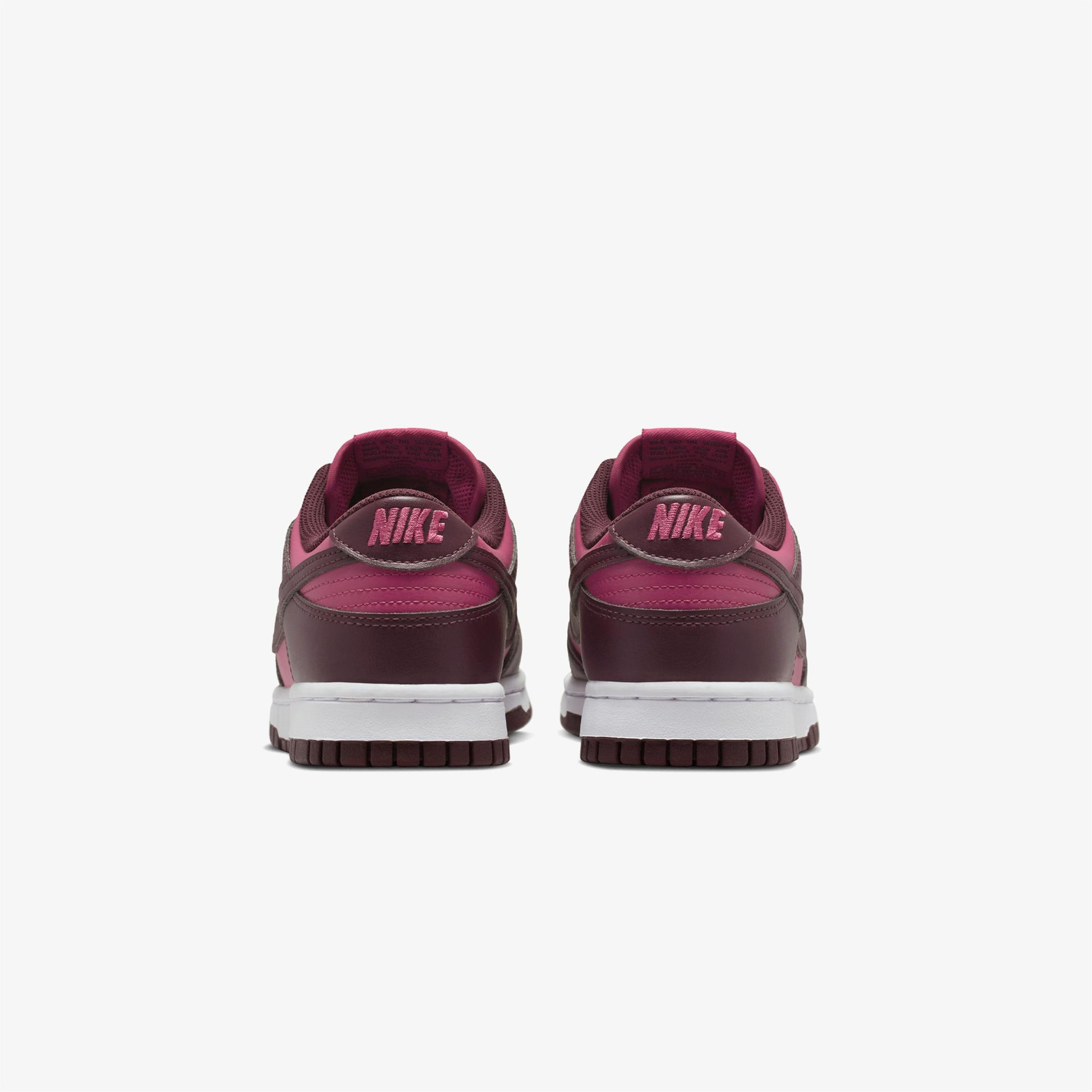 Nike Dunk Low Kadın Bordo Spor Ayakkabı
