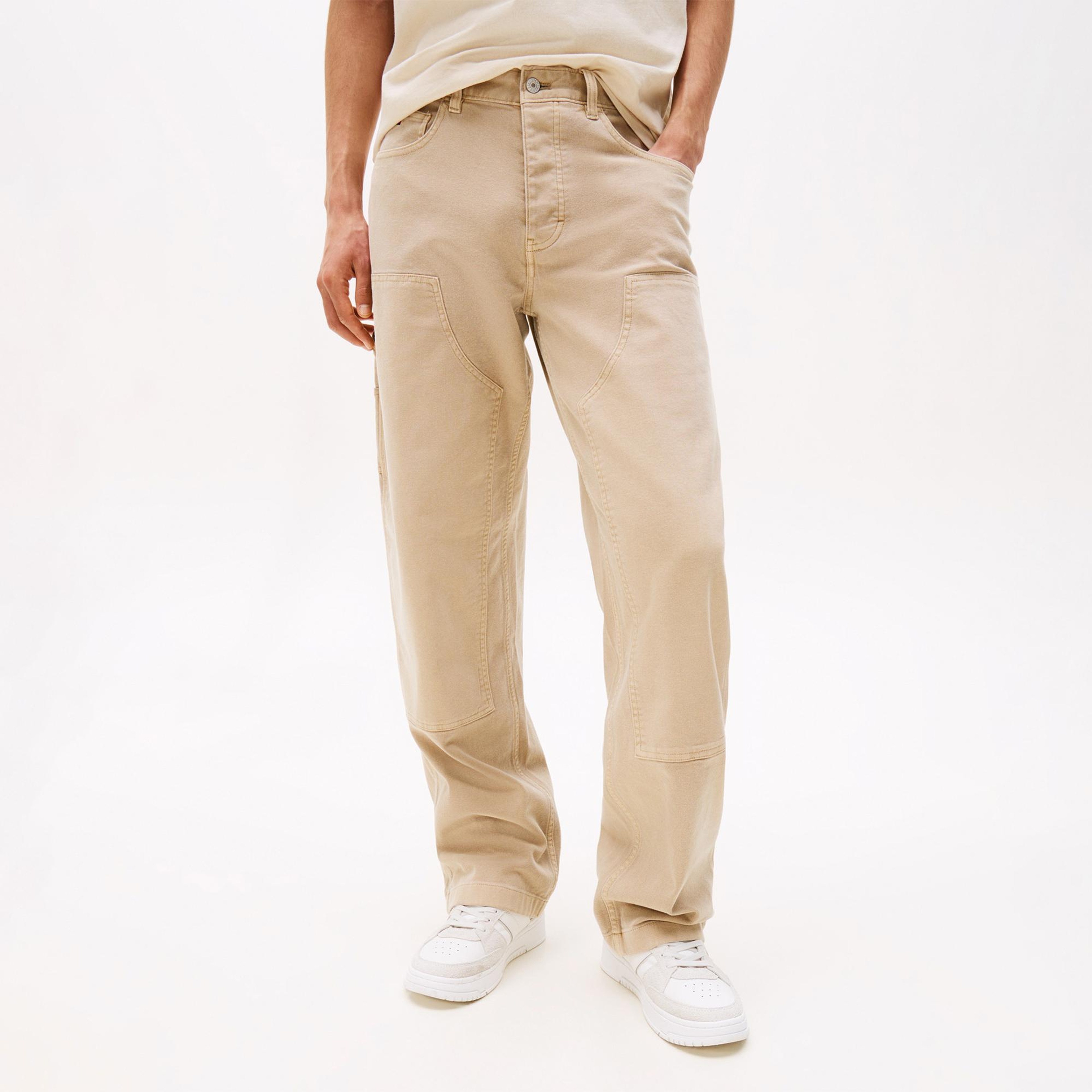 Tommy Jeans Jaimie Carpenter Double Erkek Haki Pantolon