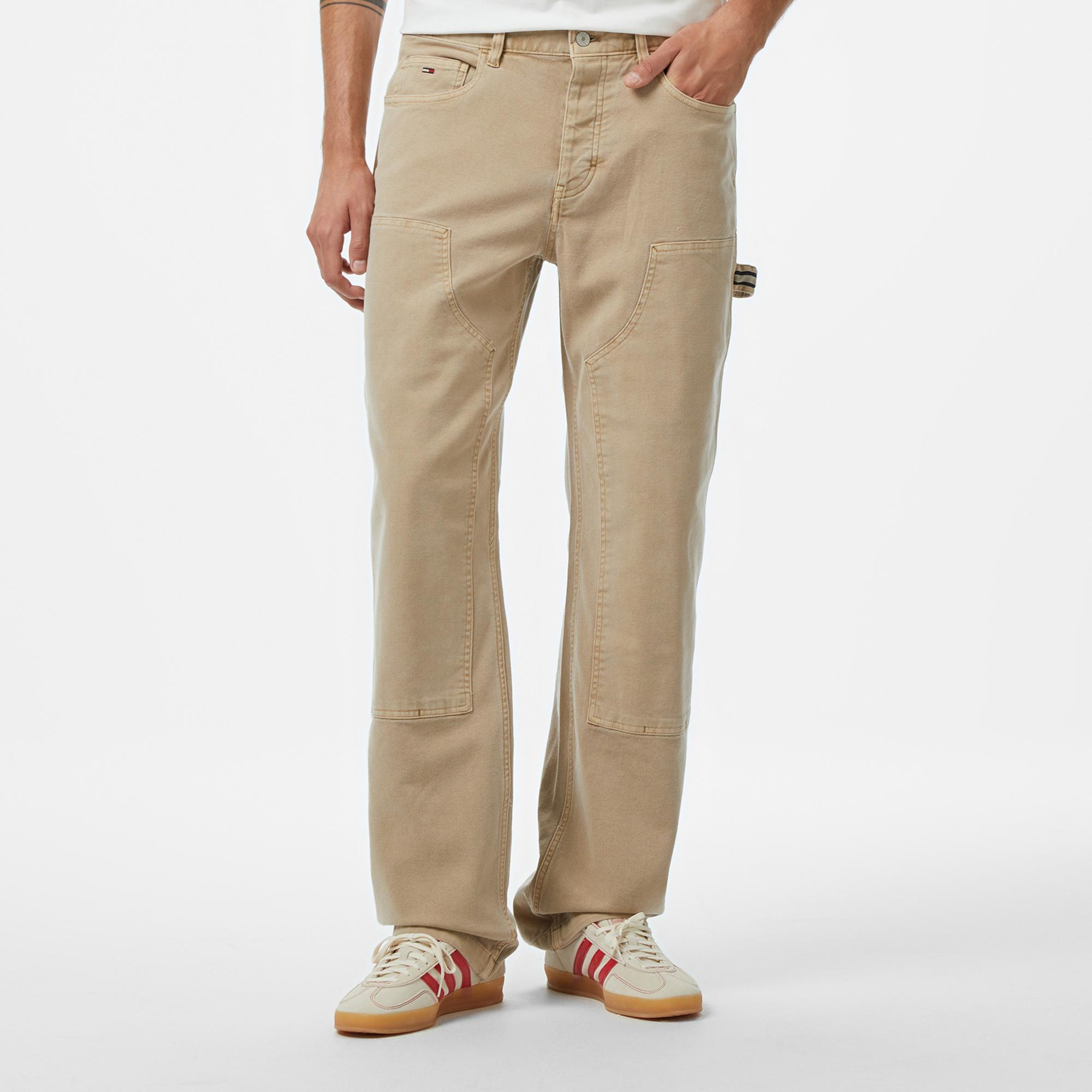 Tommy Jeans Jaimie Carpenter Double Erkek Haki Pantolon