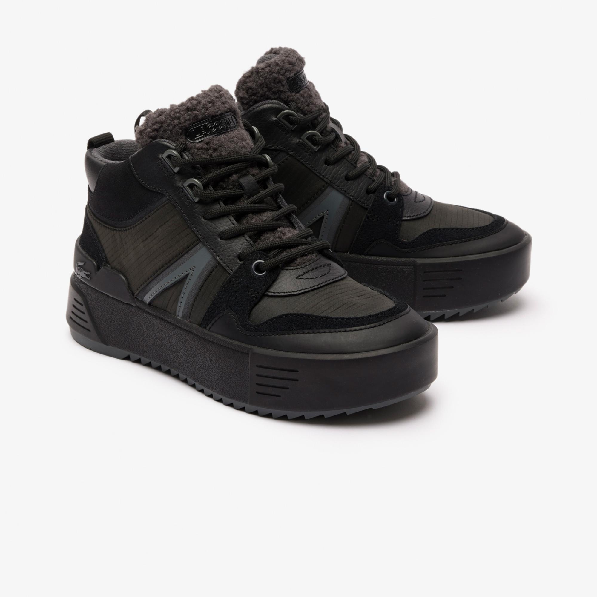 Lacoste L002 Winter Mid Kadın Siyah Bot