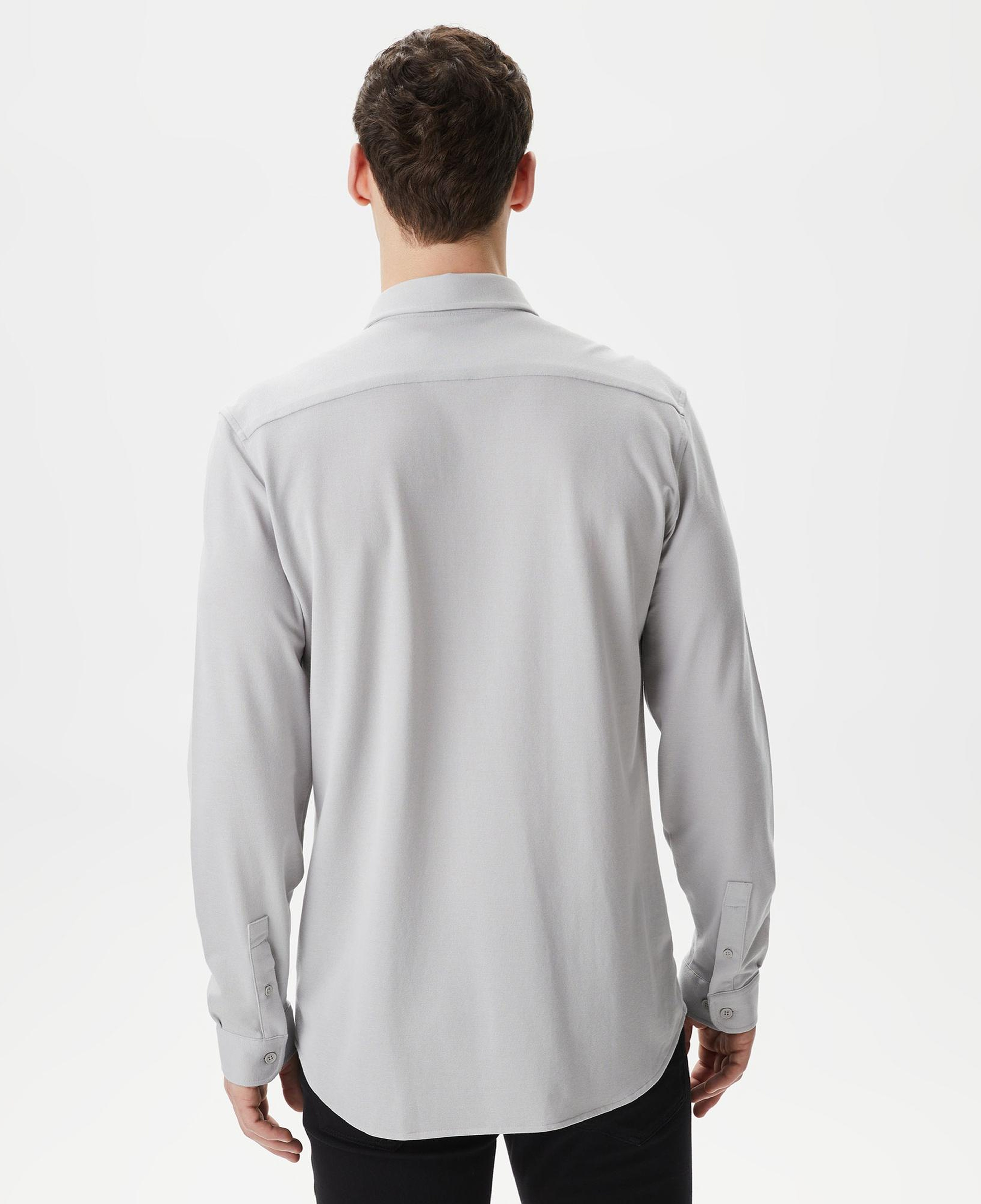 Lacoste Erkek Slim Fit Düğmeli Yaka Gri Gömlek