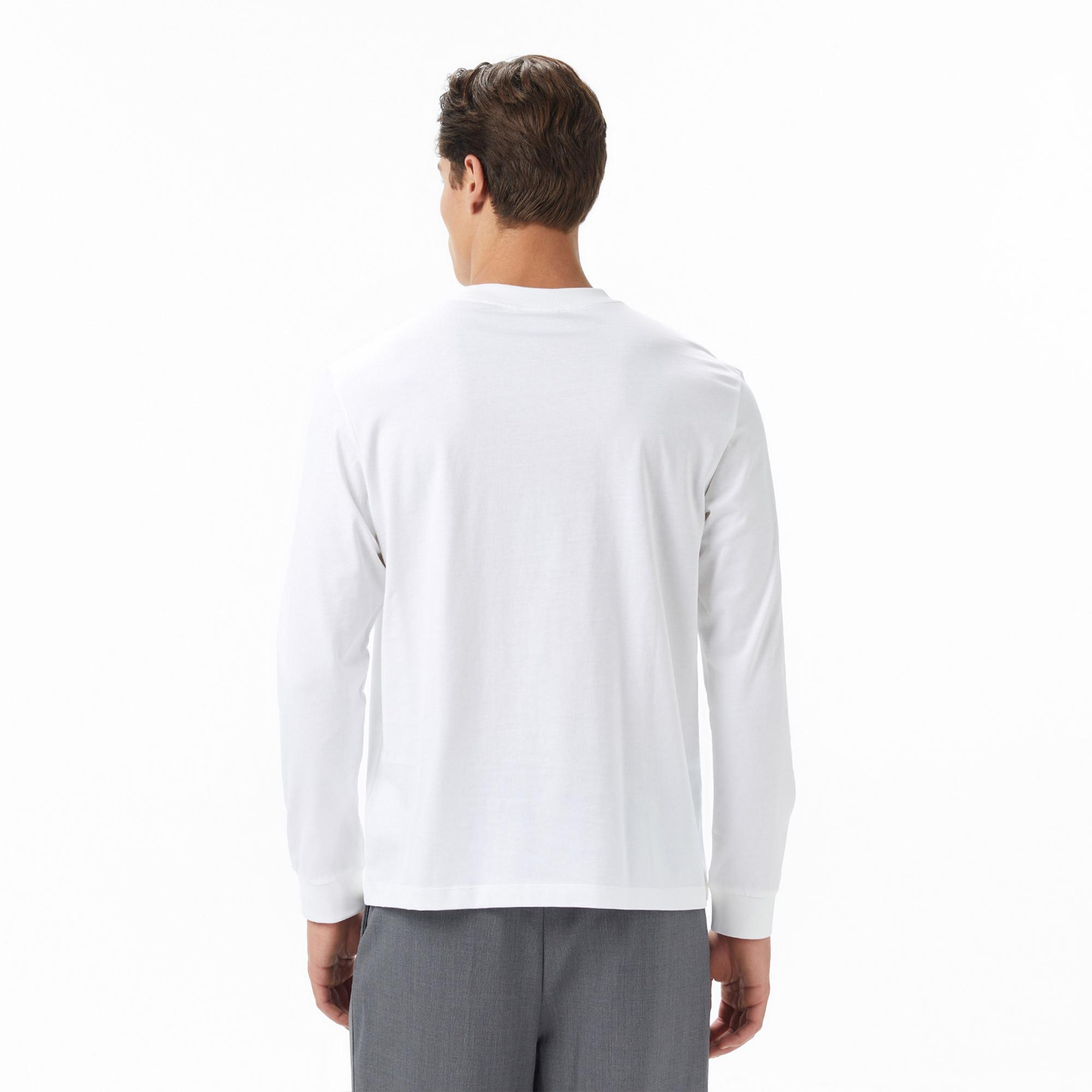 Calvin Klein Easy Monogram Erkek Beyaz T-Shirt