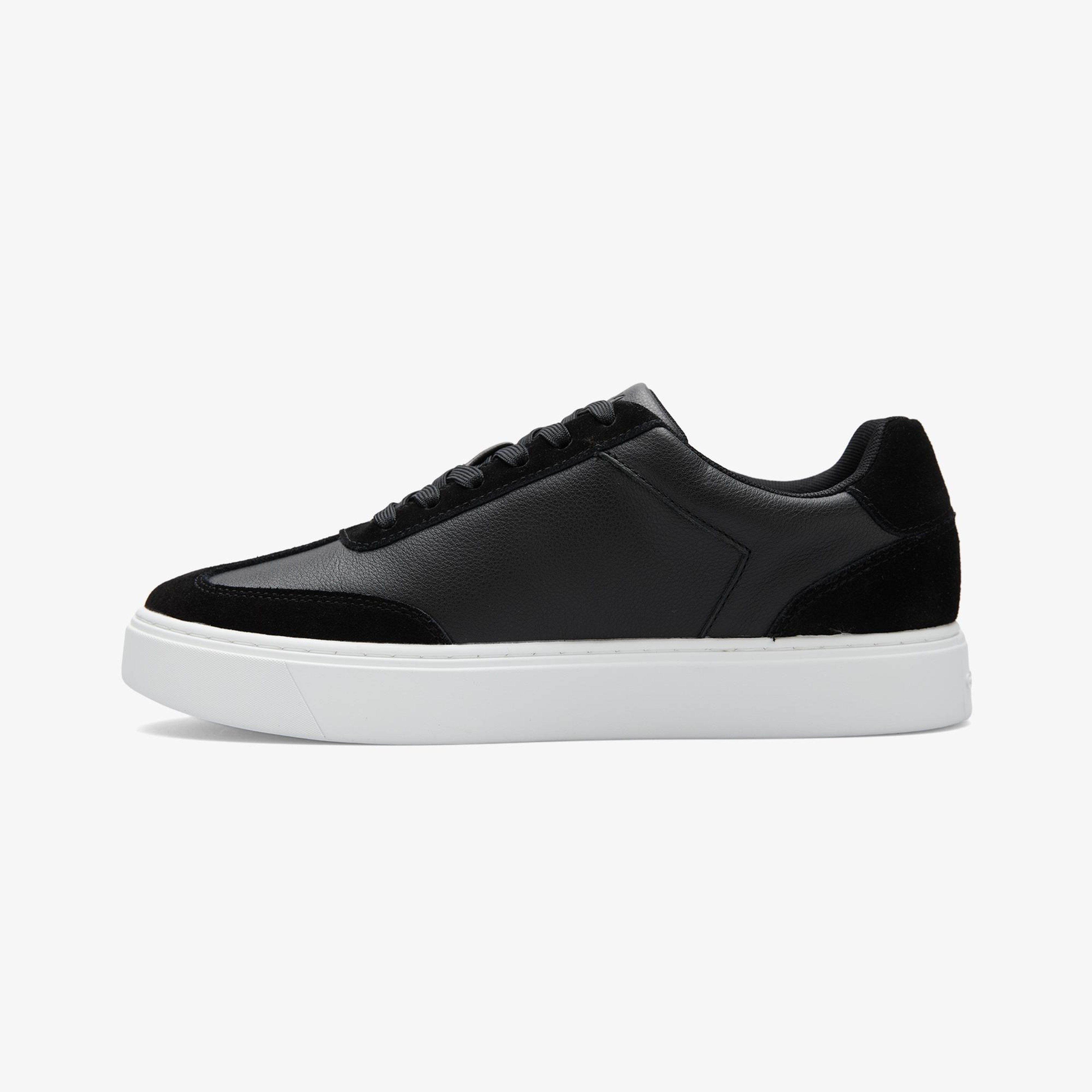Calvin Klein Classic Cupsole Lace Up Erkek Siyah Sneaker