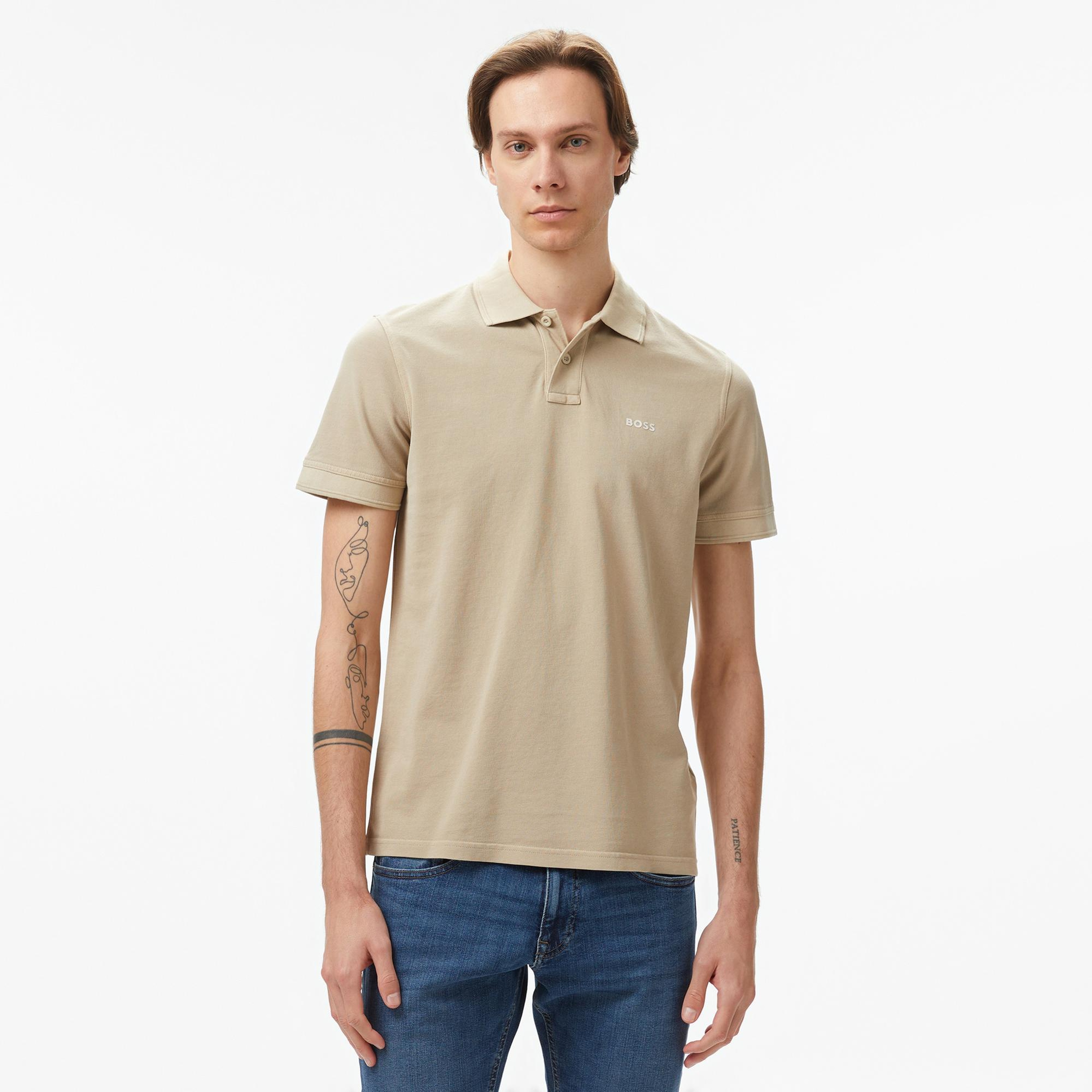 Boss Prime Erkek Bej Polo