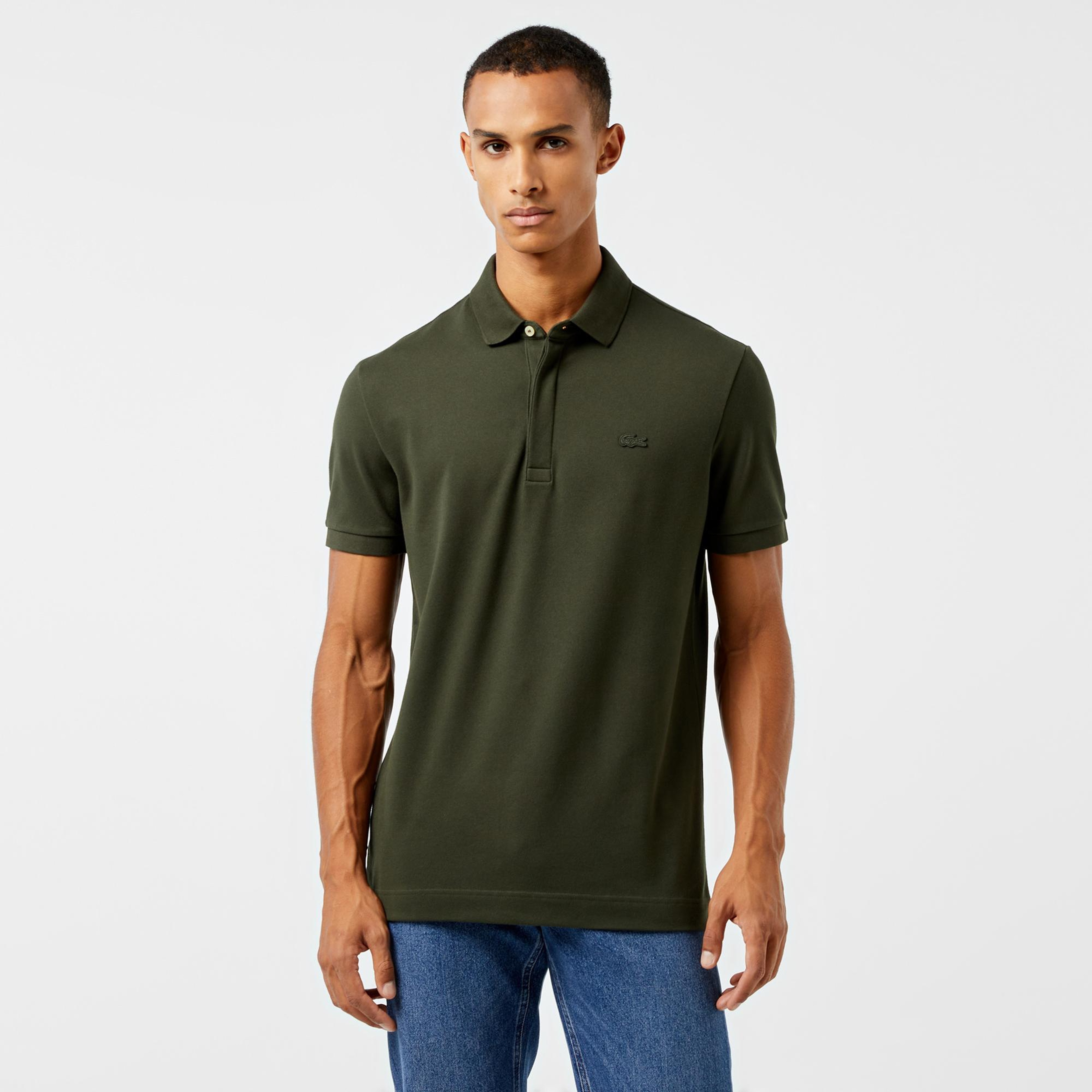 Lacoste Paris Erkek Regular Fit Haki Polo