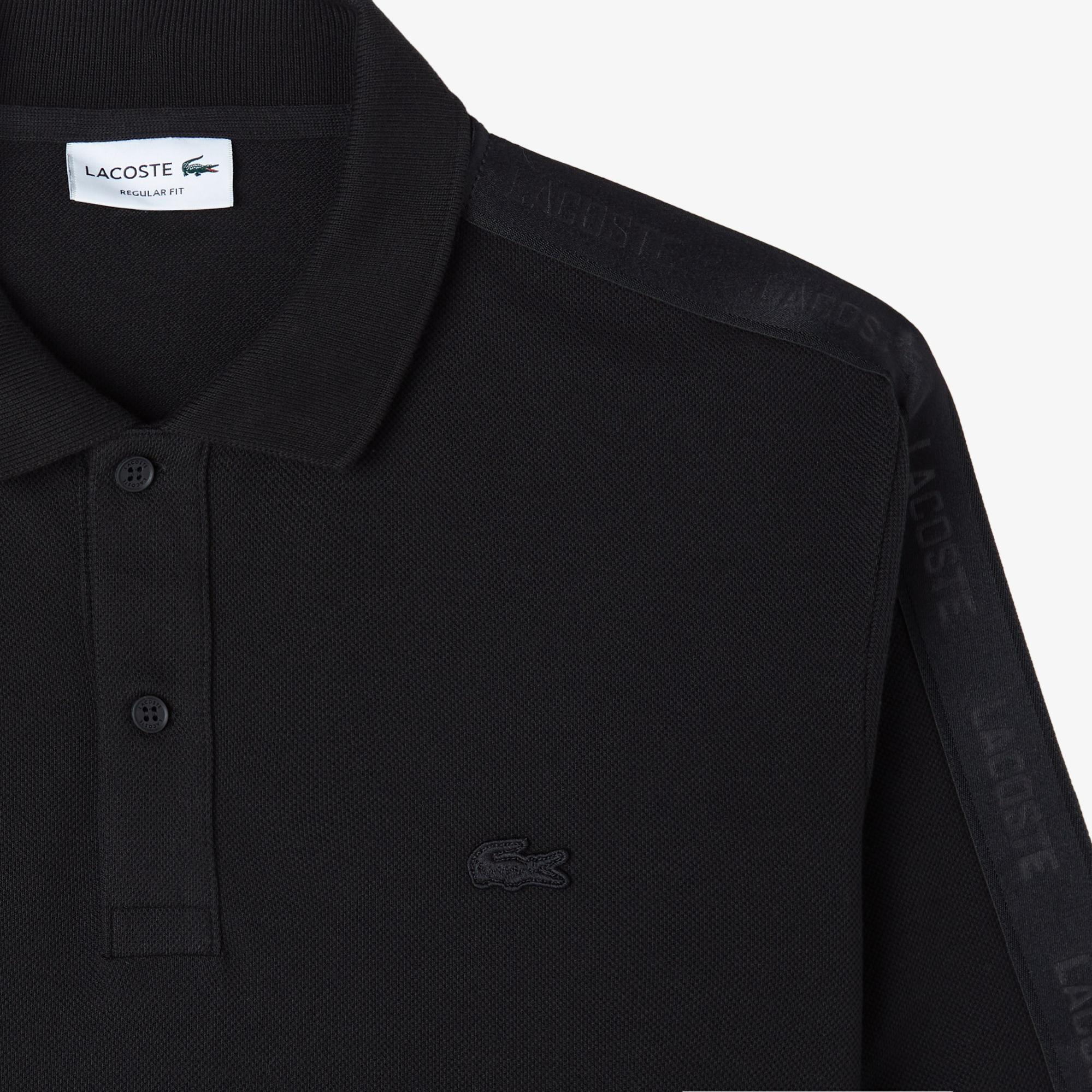 Lacoste Erkek Regular Fit Uzun Kollu Siyah Polo