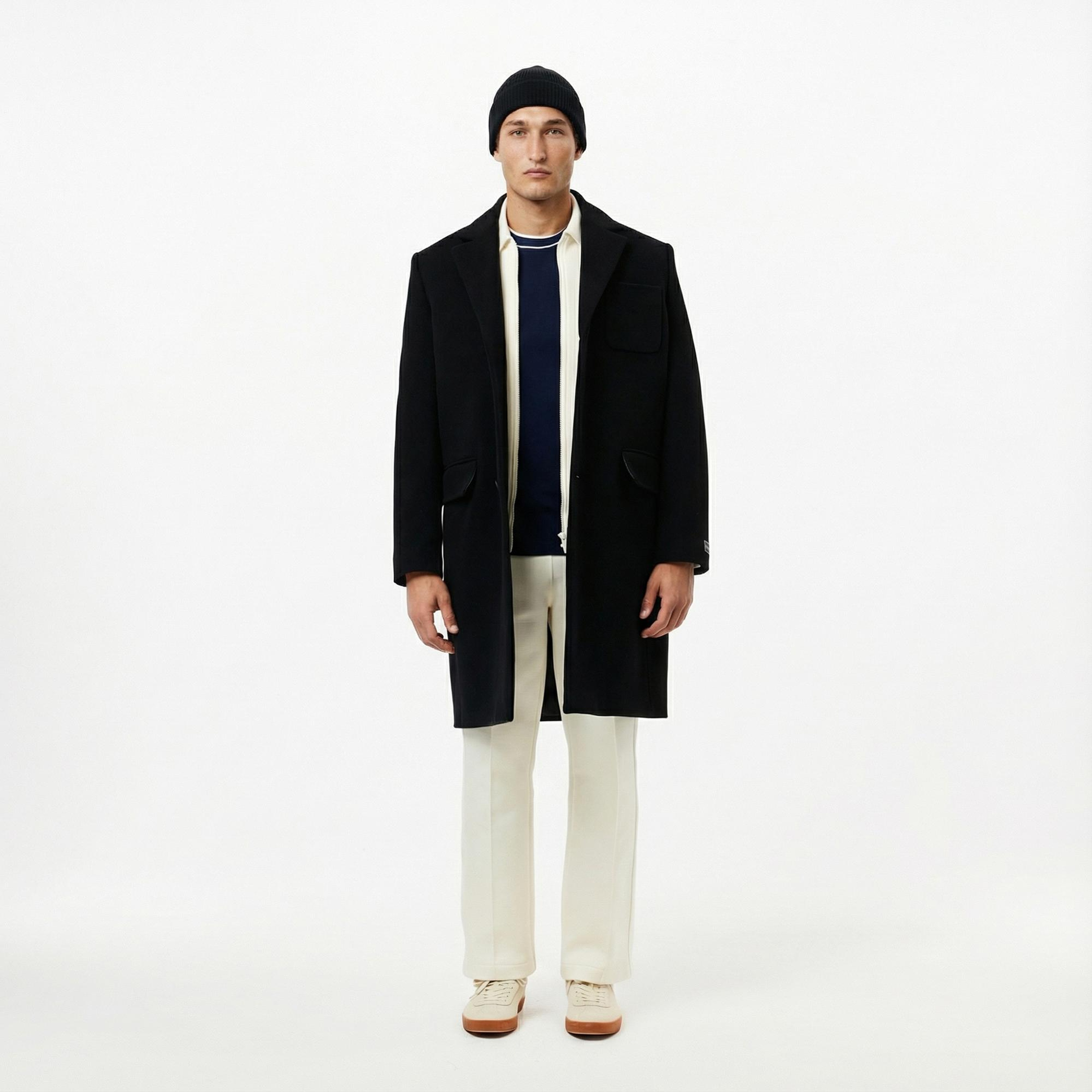 Lacoste Erkek Regular Fit Bisiklet Yaka Lacivert T-Shirt