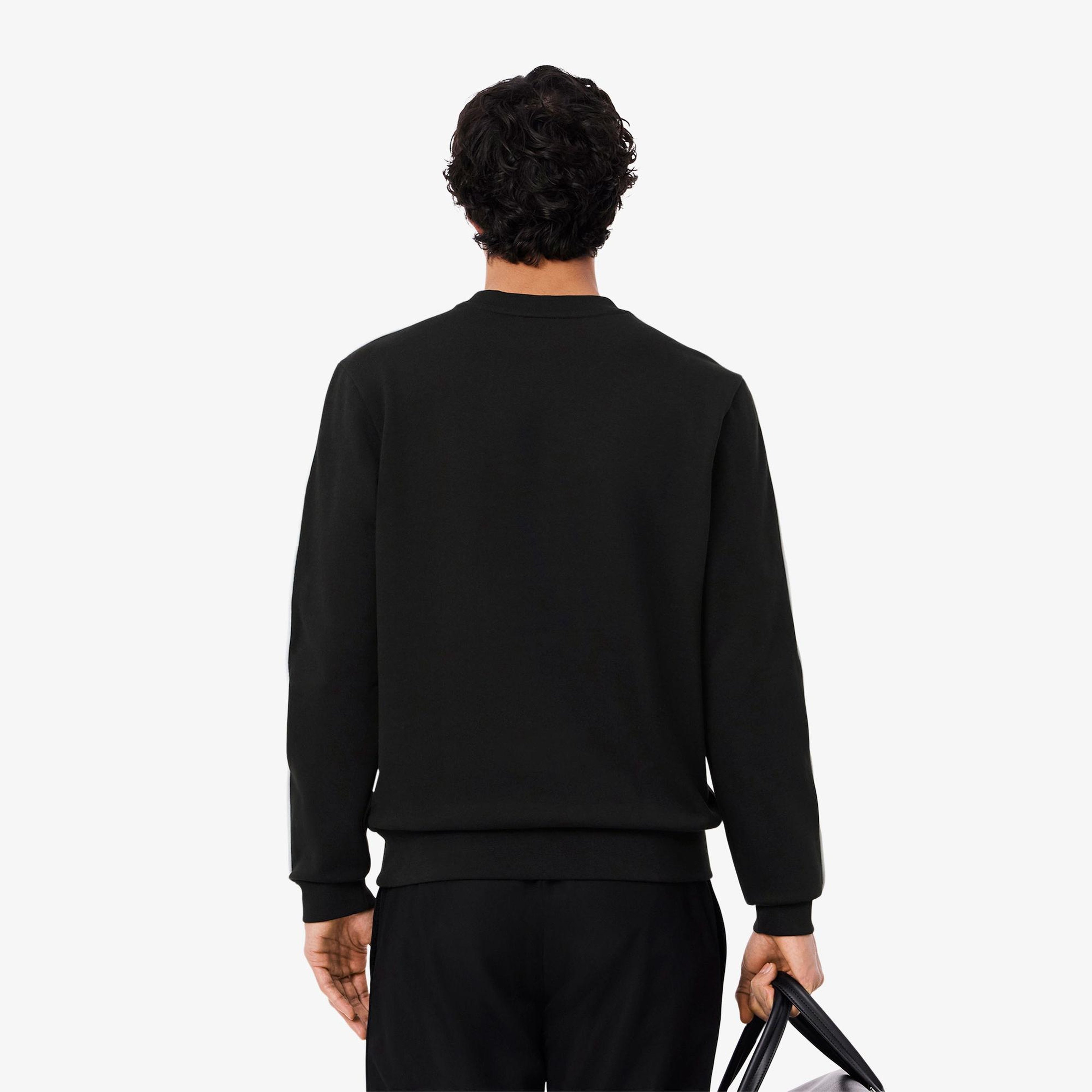 Lacoste Erkek Classic Fit Siyah Sweatshirt