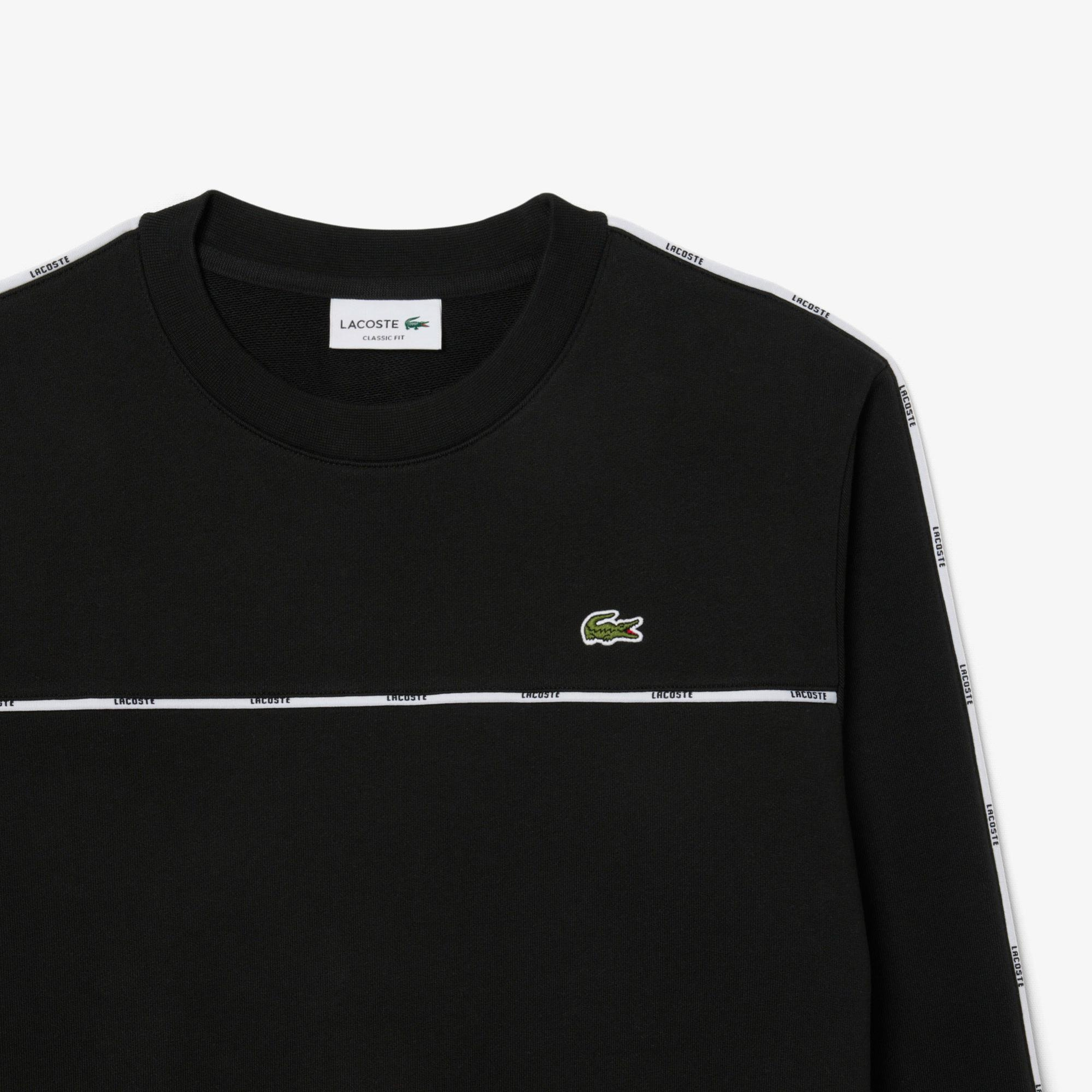 Lacoste Erkek Classic Fit Siyah Sweatshirt