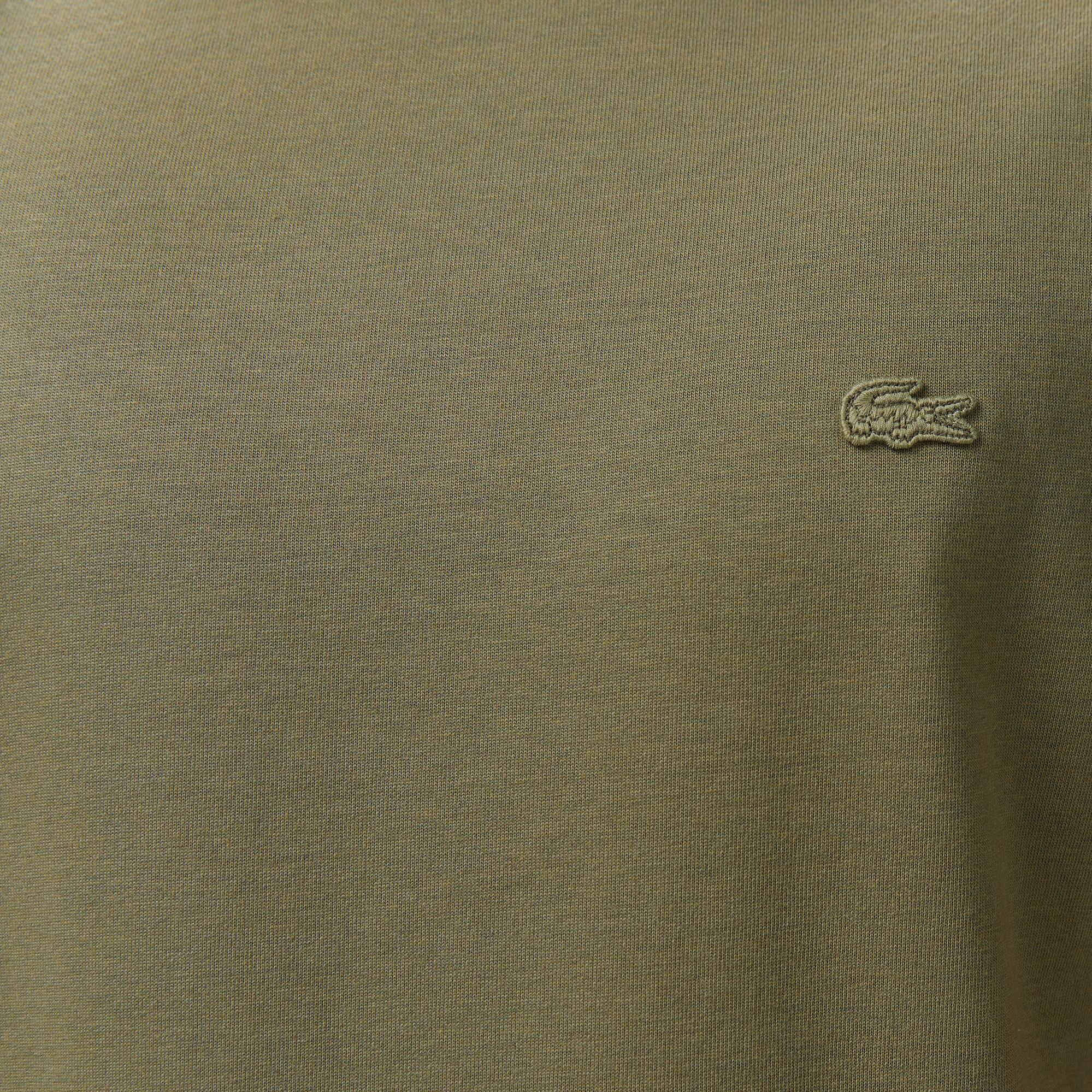 Lacoste Erkek Relaxed Fit Bisiklet Yaka Haki T-Shirt