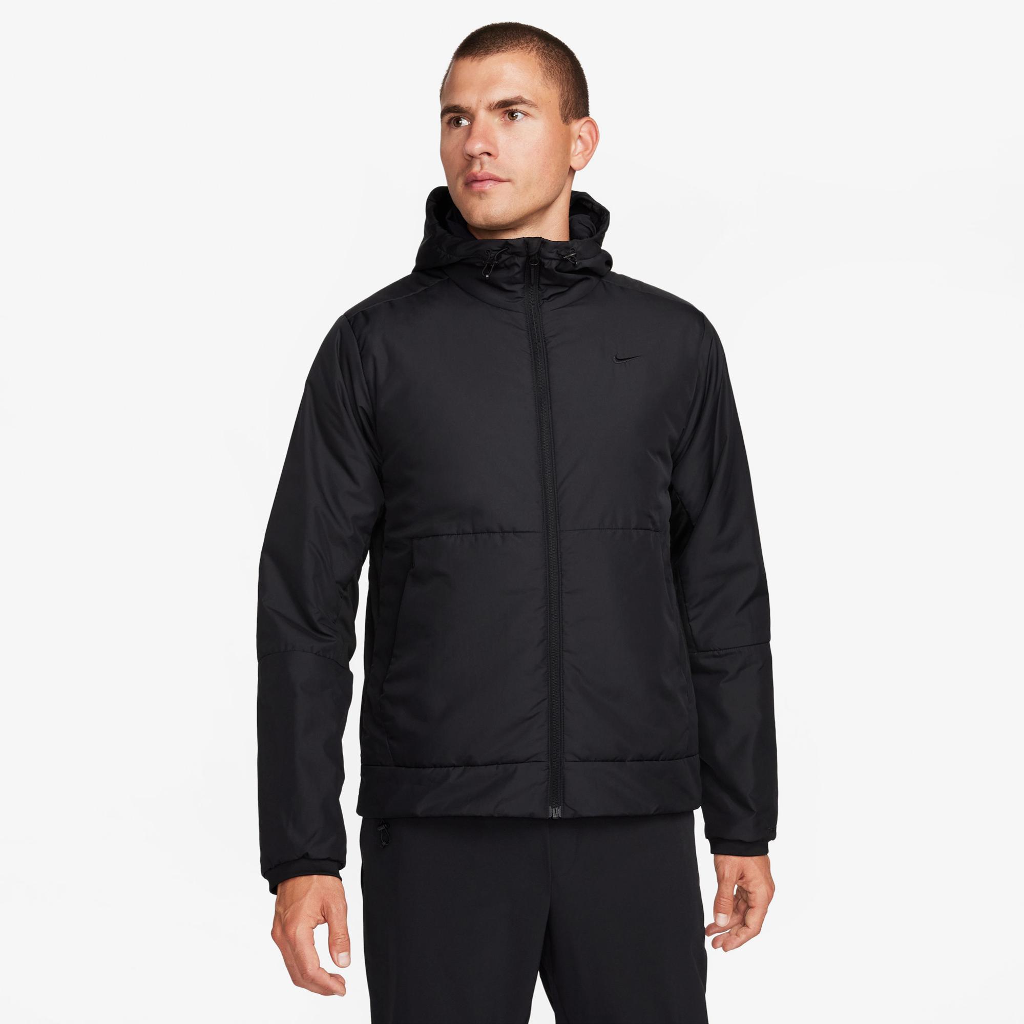 Nike Unlimited Therma-Fit Erkek Siyah Mont