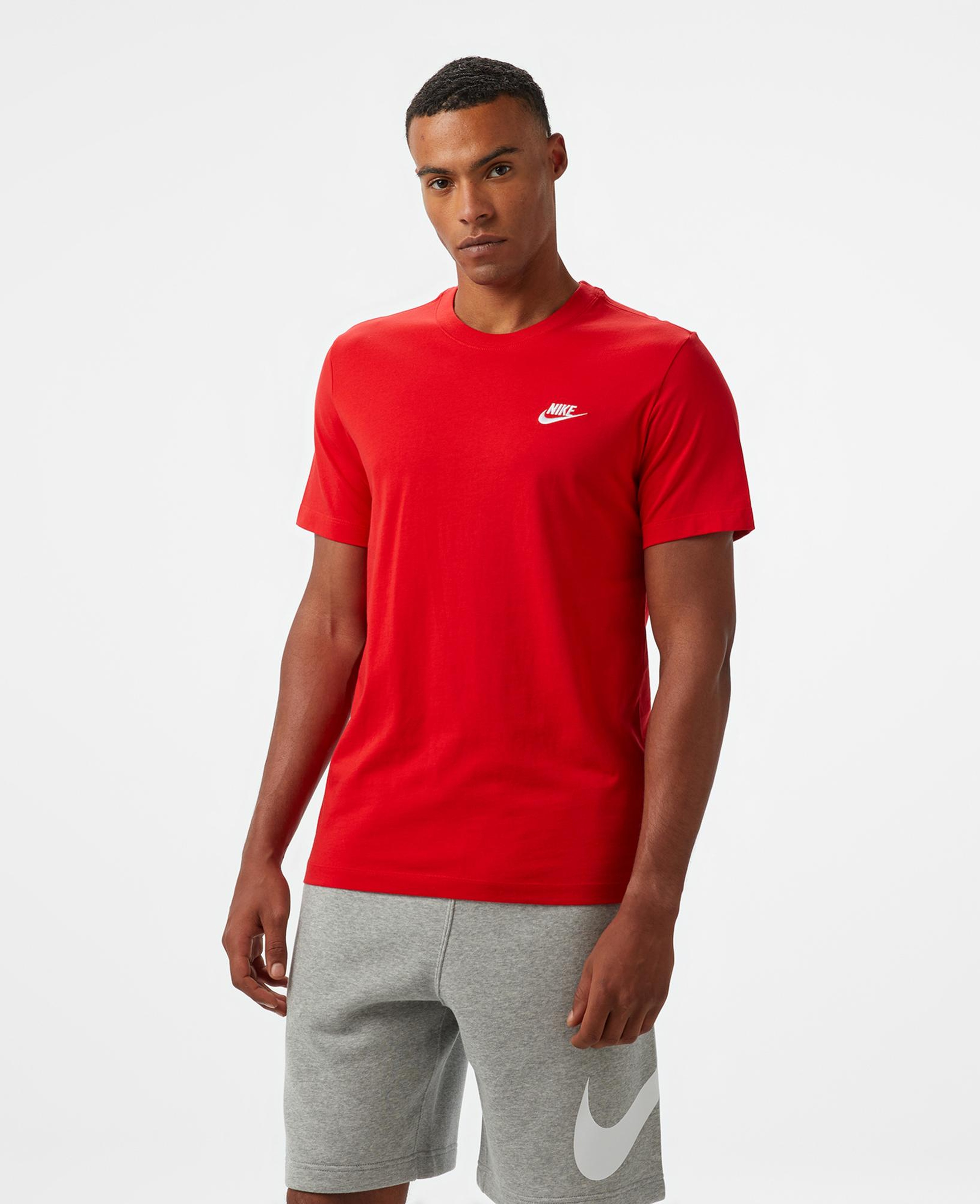 Nike Nsw Club Erkek Kırmızı T-Shirt