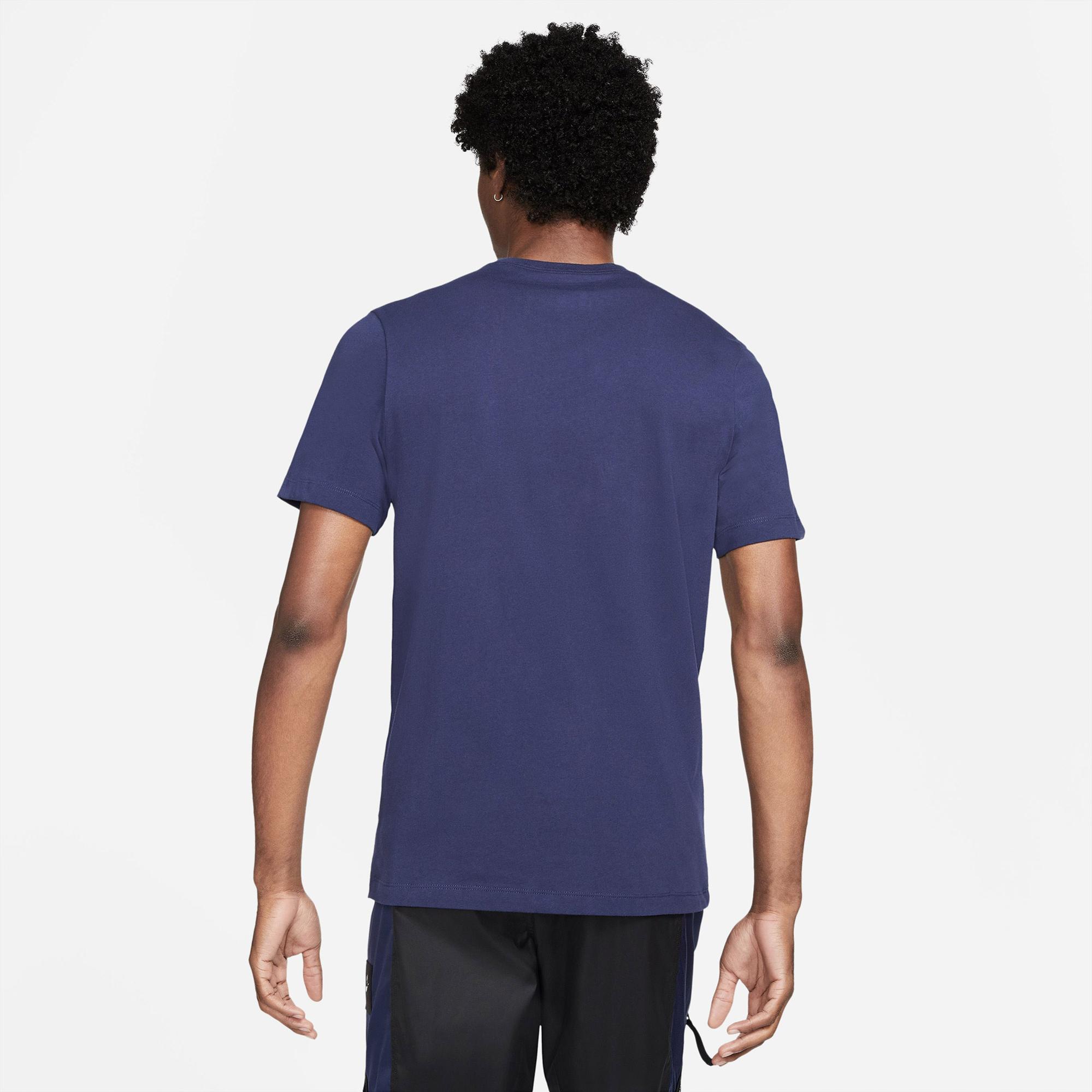 Nike Sportswear Icon Swoosh Erkek Lacivert T-Shirt