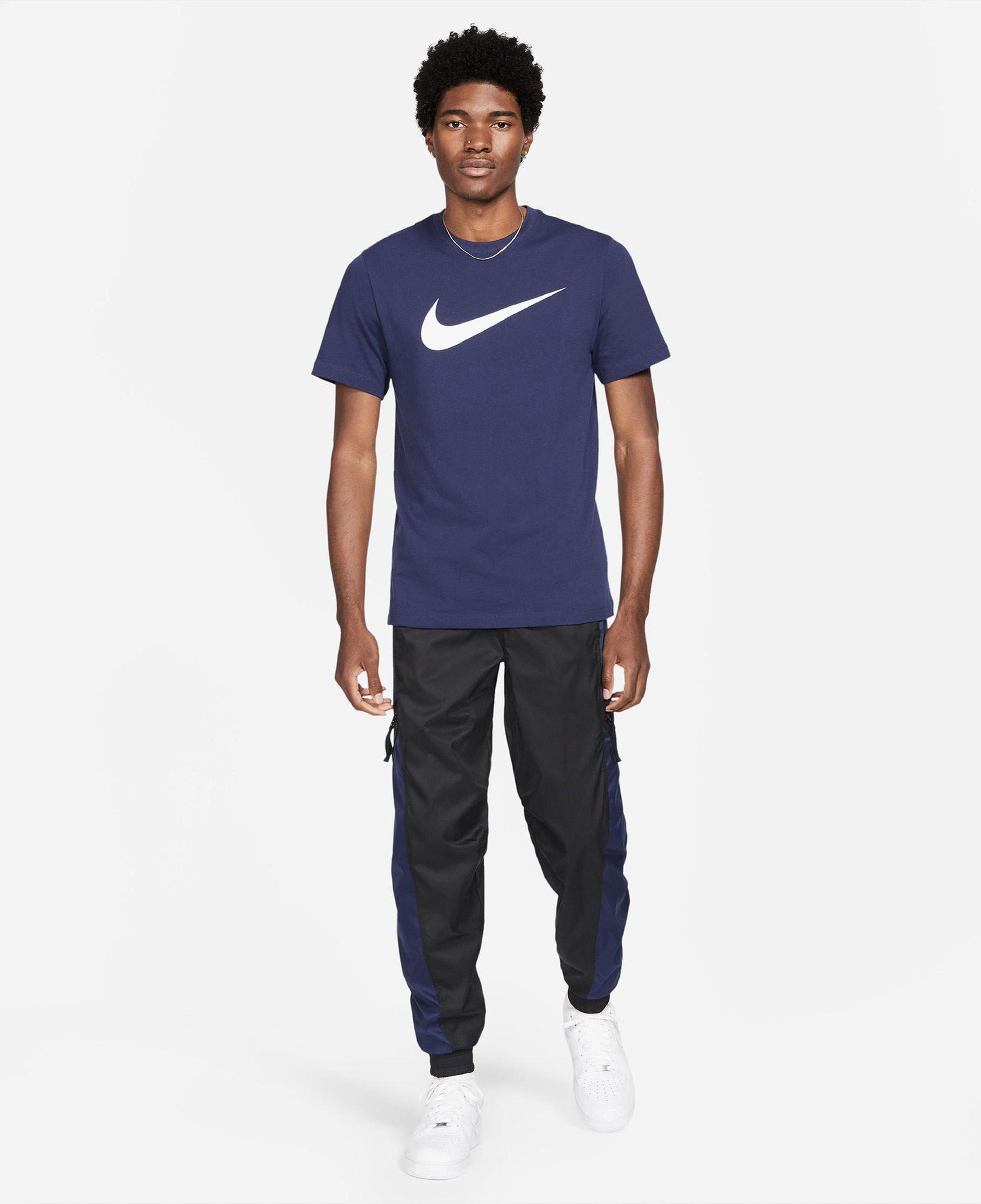 Nike Sportswear Icon Swoosh Erkek Lacivert T-Shirt