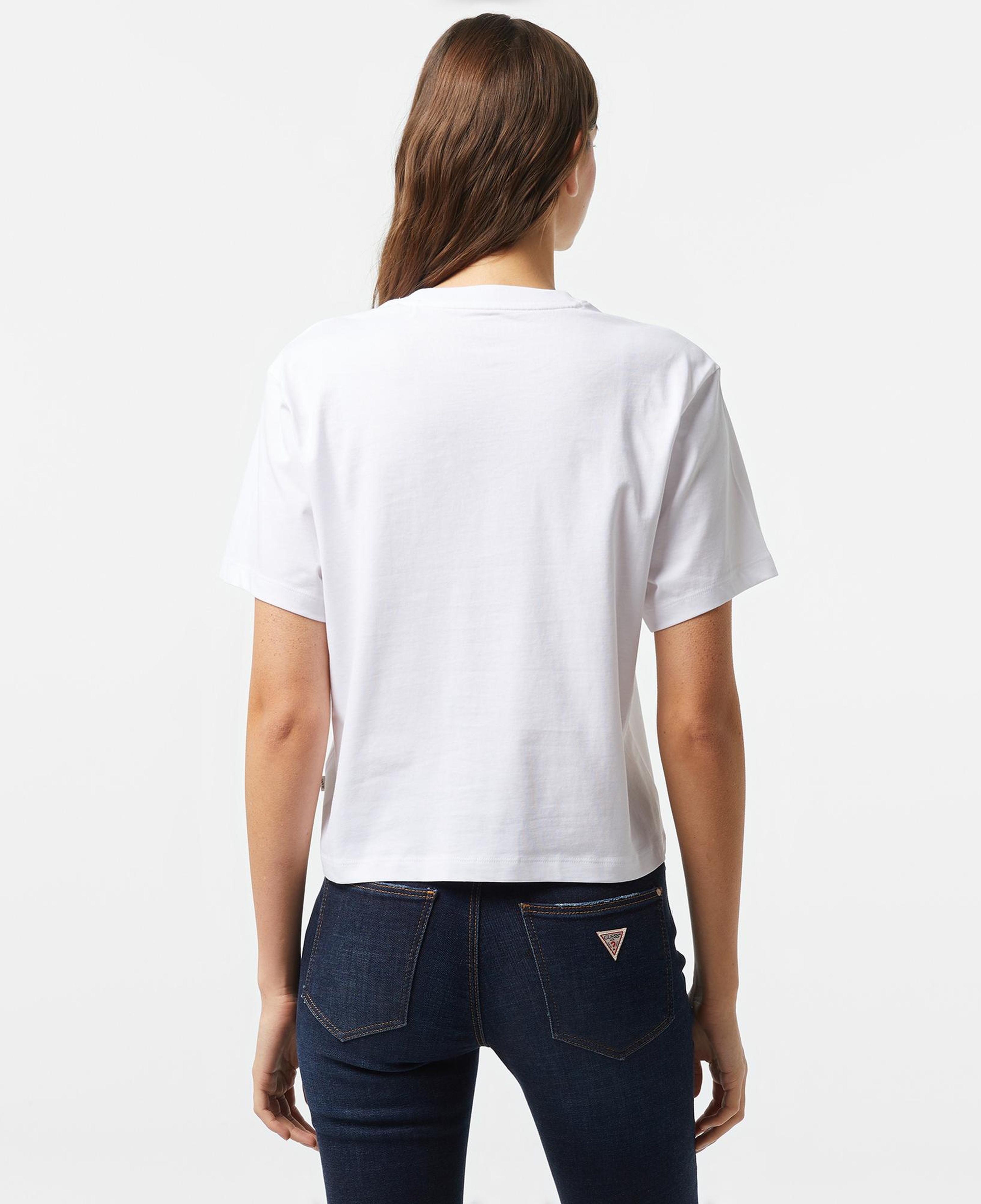 Guess Boxy Mini Kadın Beyaz T-Shirt
