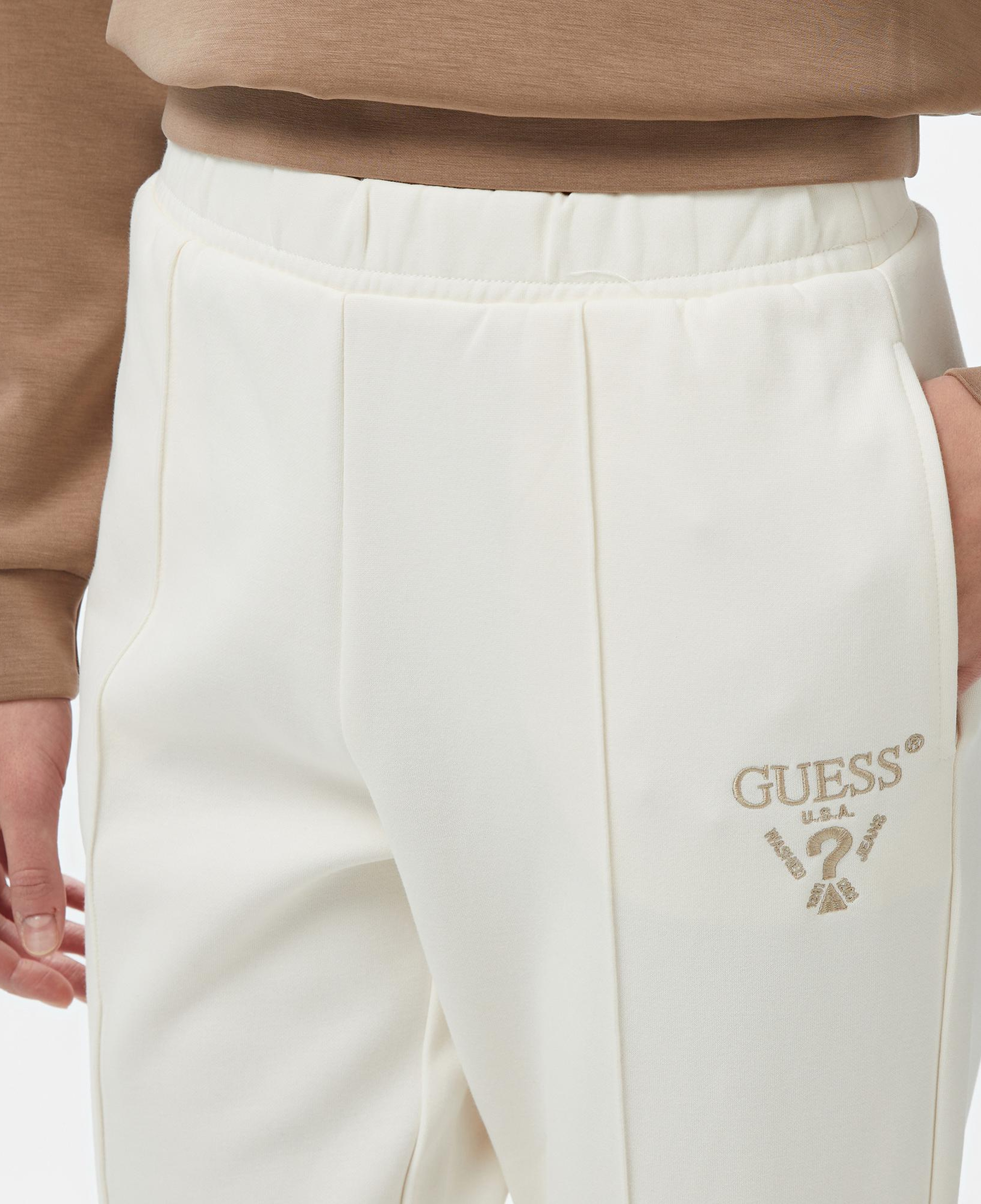 Guess Roberta Fleece Kadın Beyaz Eşofman Altı