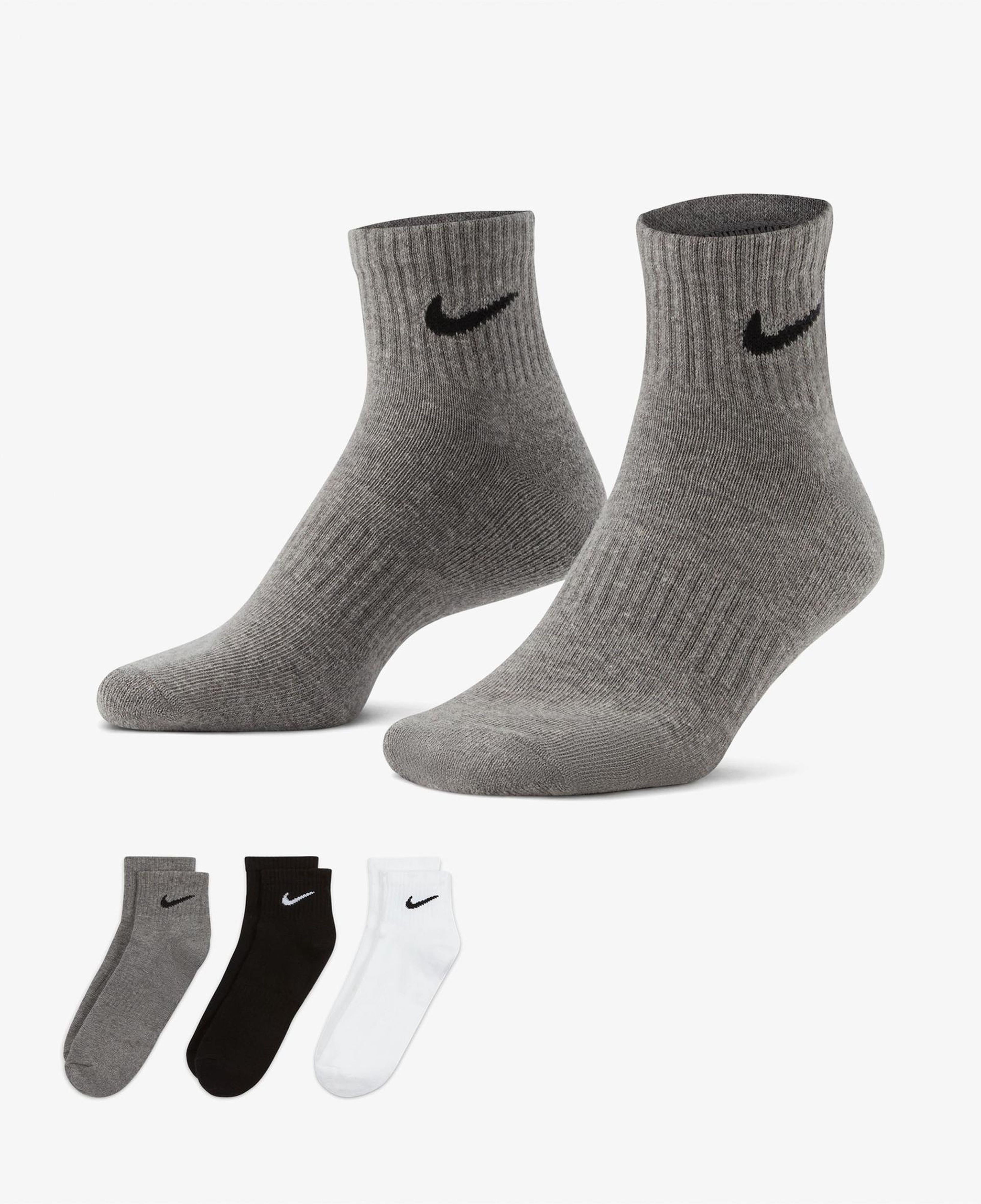 Nike Everyday Cush Ankle 3' lü Unisex Renkli Çorap