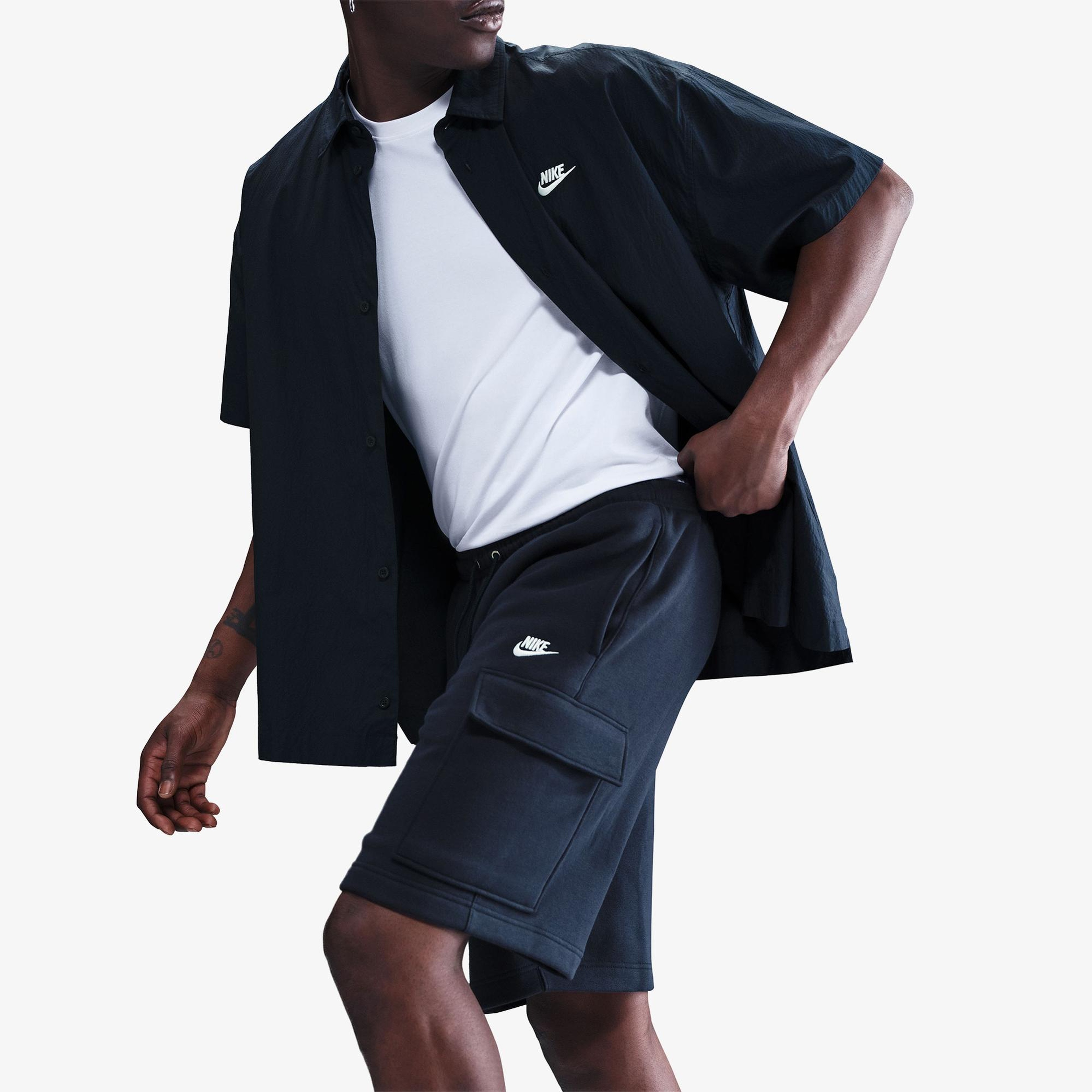 Nike Club Cargo Erkek Lacivert Şort