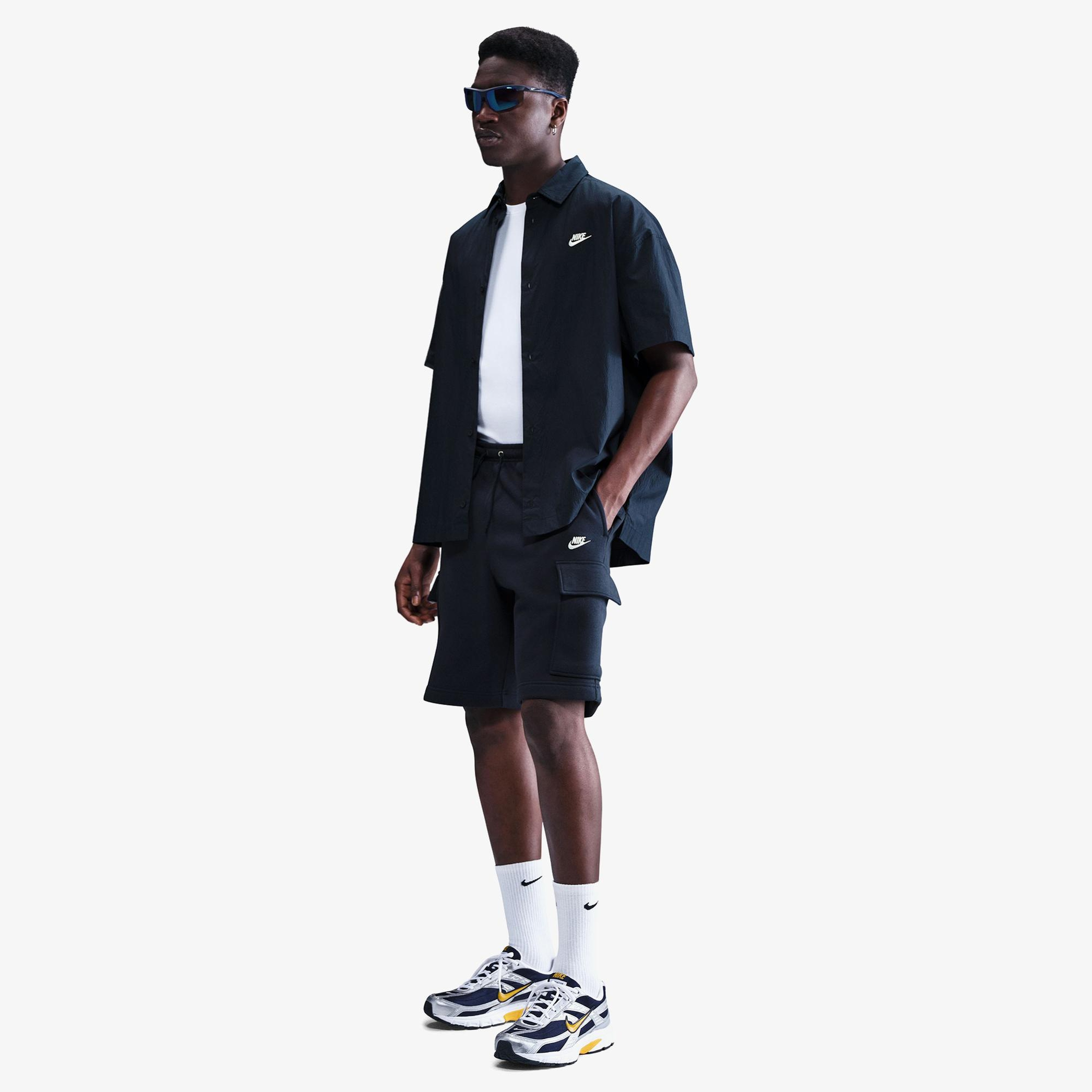 Nike Club Cargo Erkek Lacivert Şort