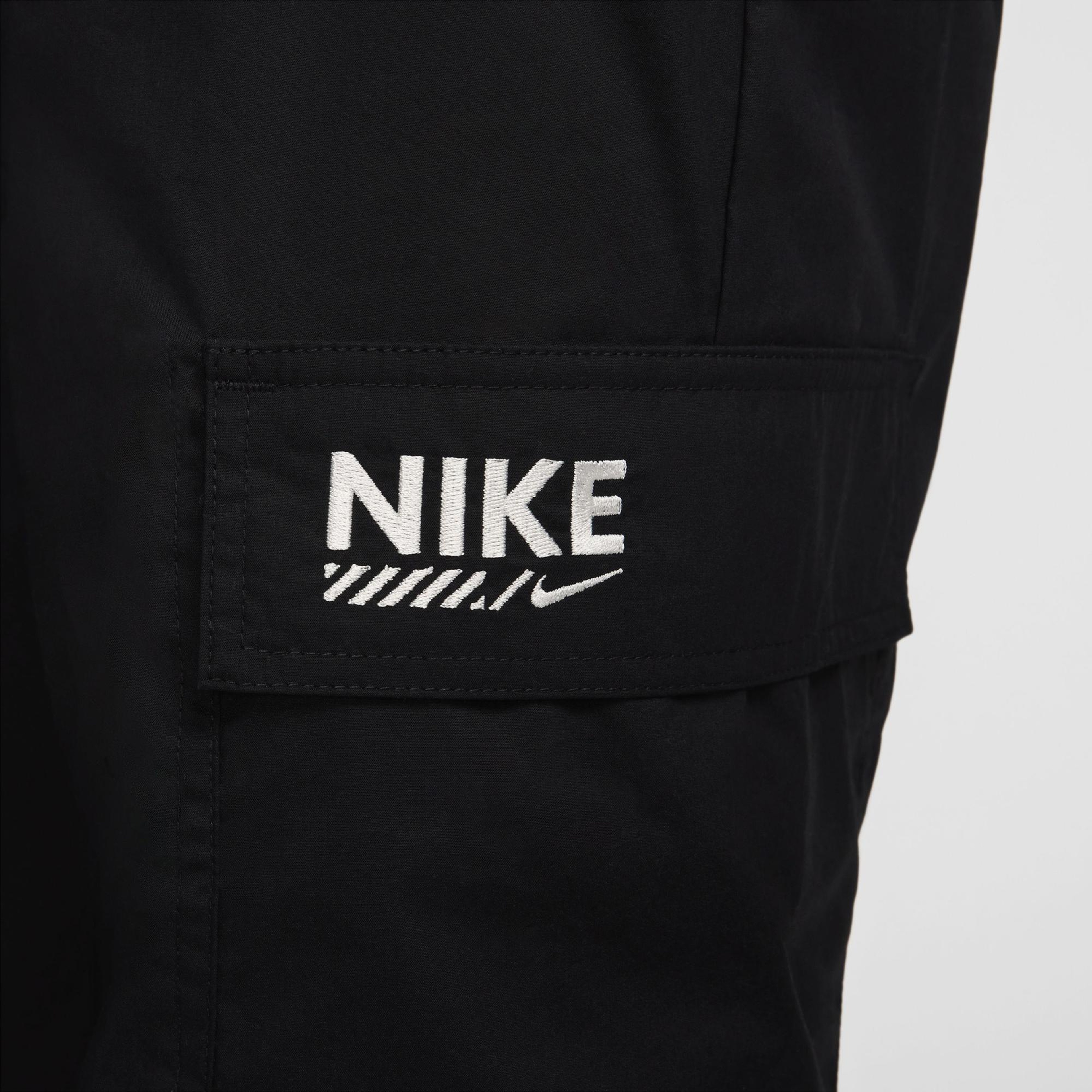 Nike Sportswear Woven High Rise Kadın Siyah Eşofman Altı