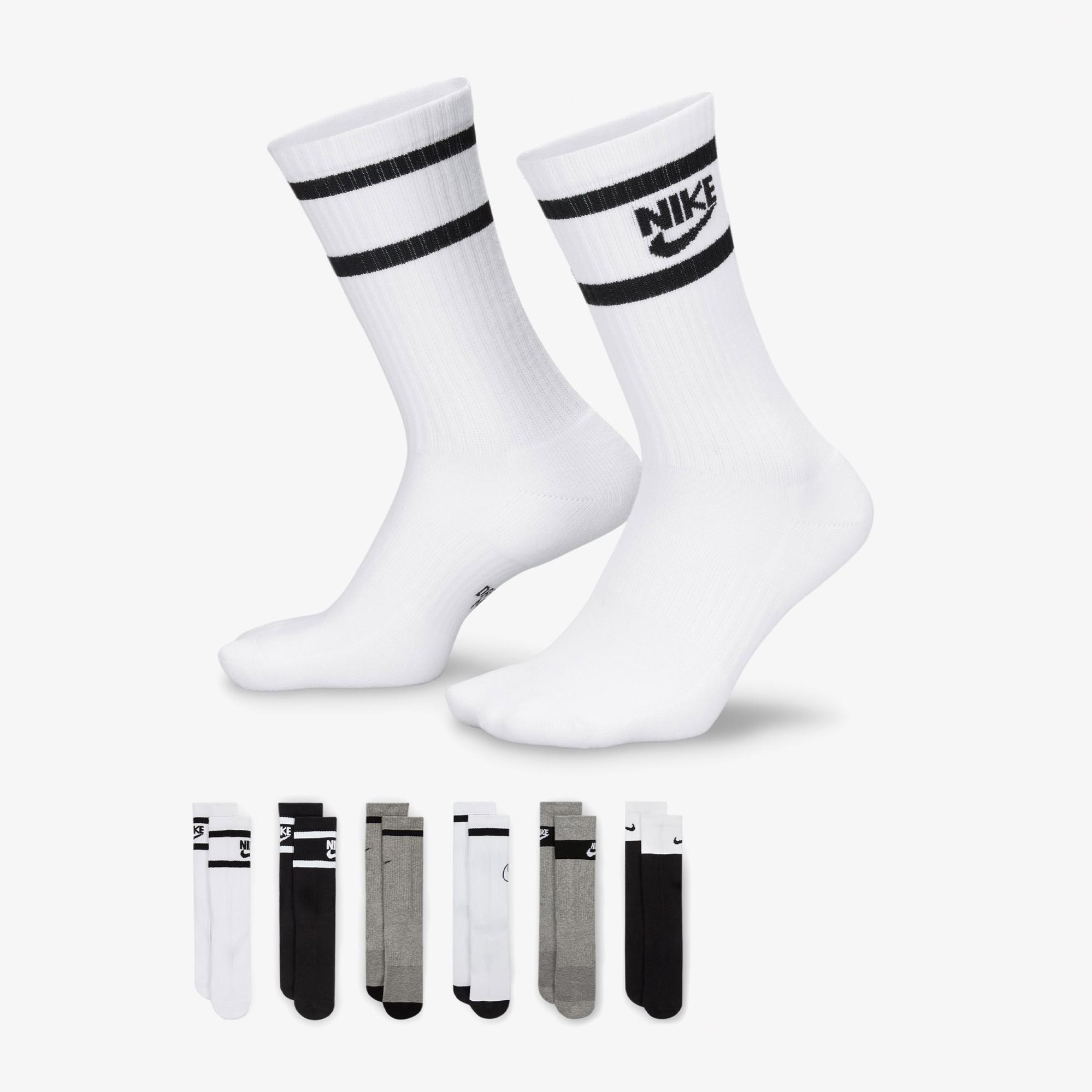 Nike Everyday 6' lı Çocuk Renkli Çorap