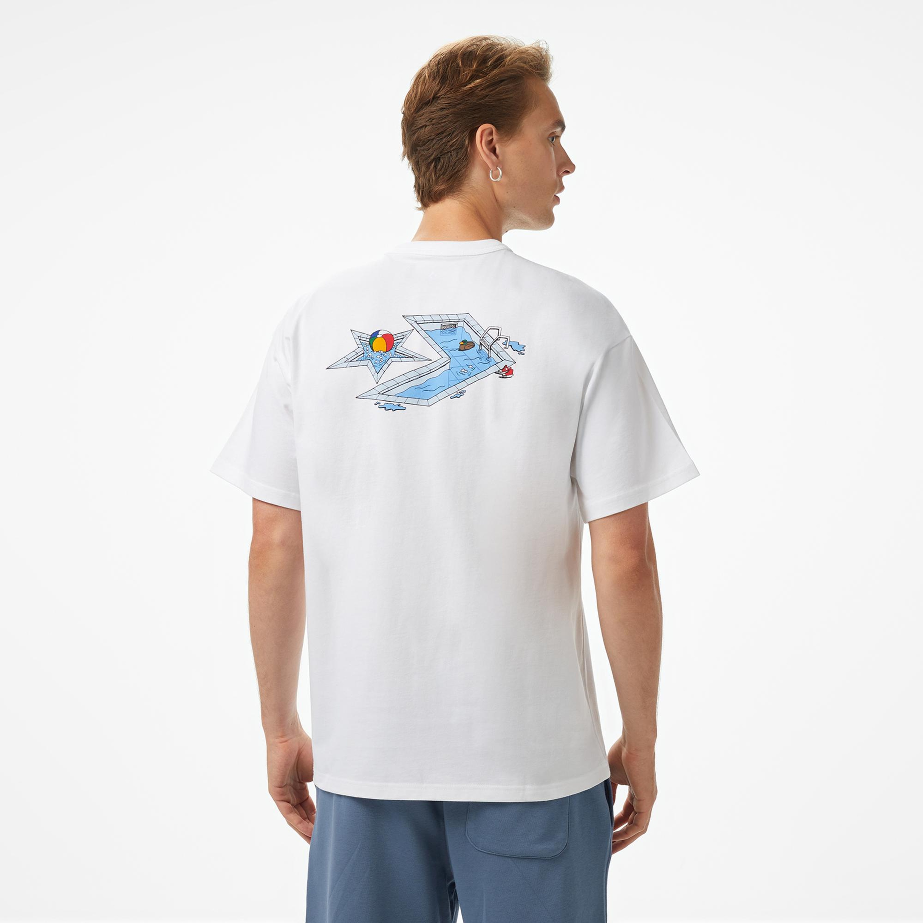 Converse Erkek Beyaz T-Shirt