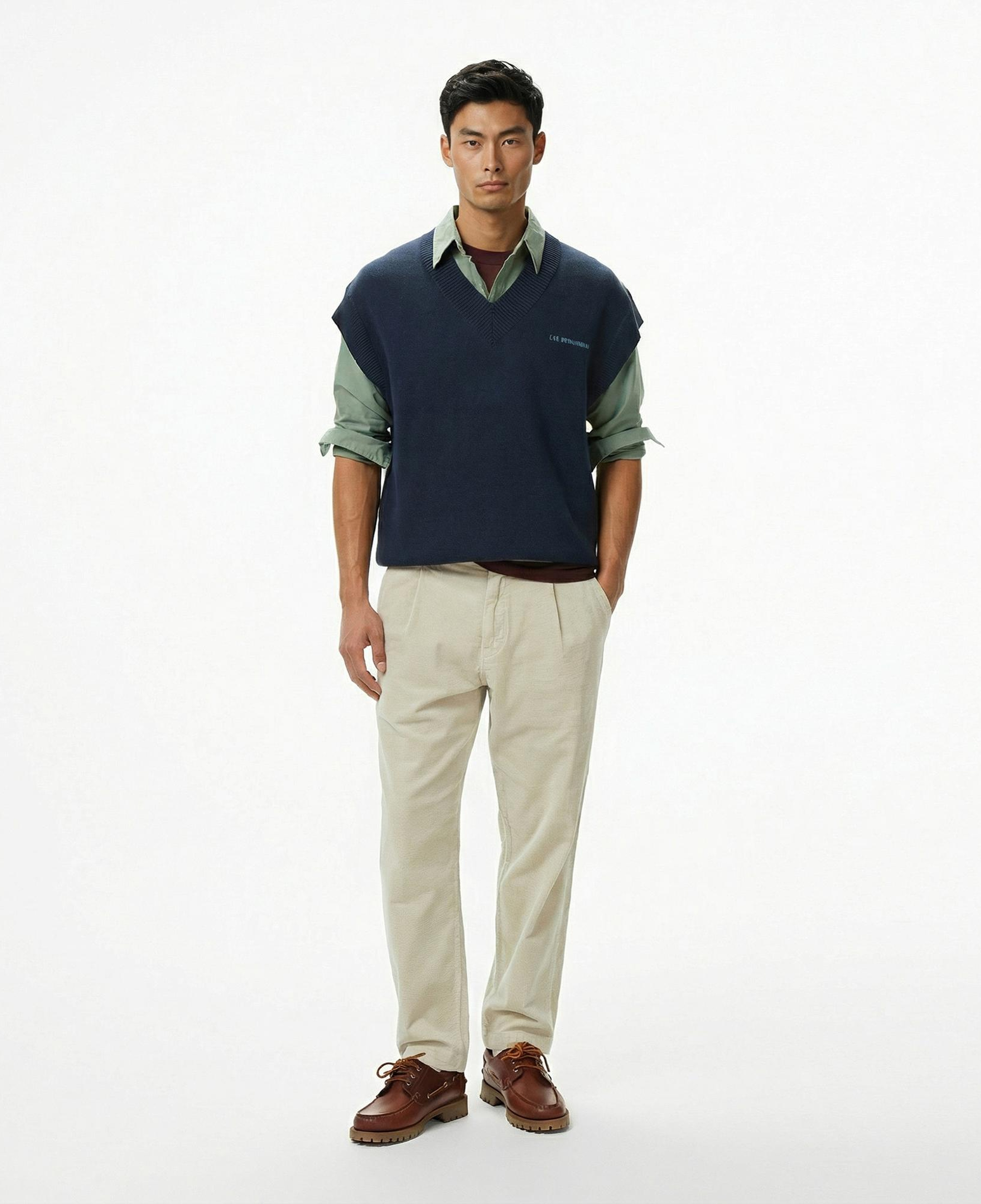 Les Benjamins 309 Erkek Lacivert Yelek