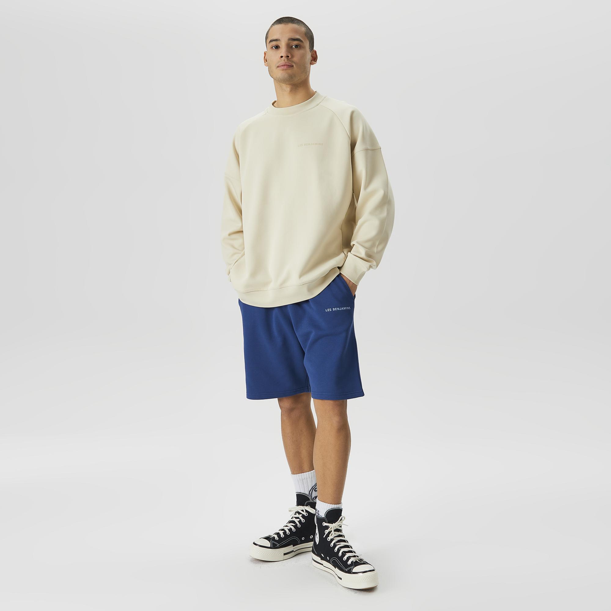 Les Benjamins 408 Erkek Krem Rengi Sweatshirt