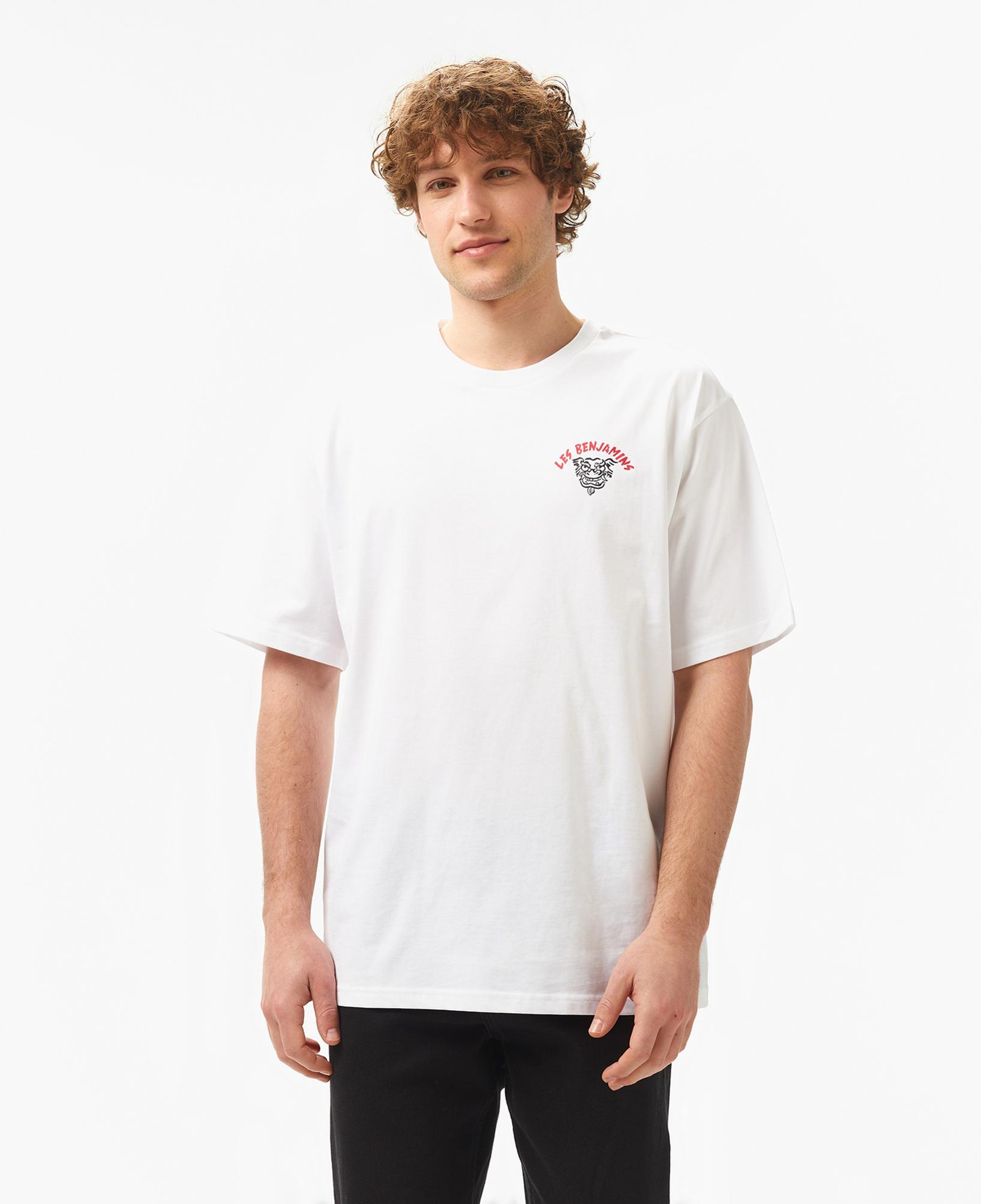 Les Benjamins Relaxed 031 Erkek Beyaz T-Shirt