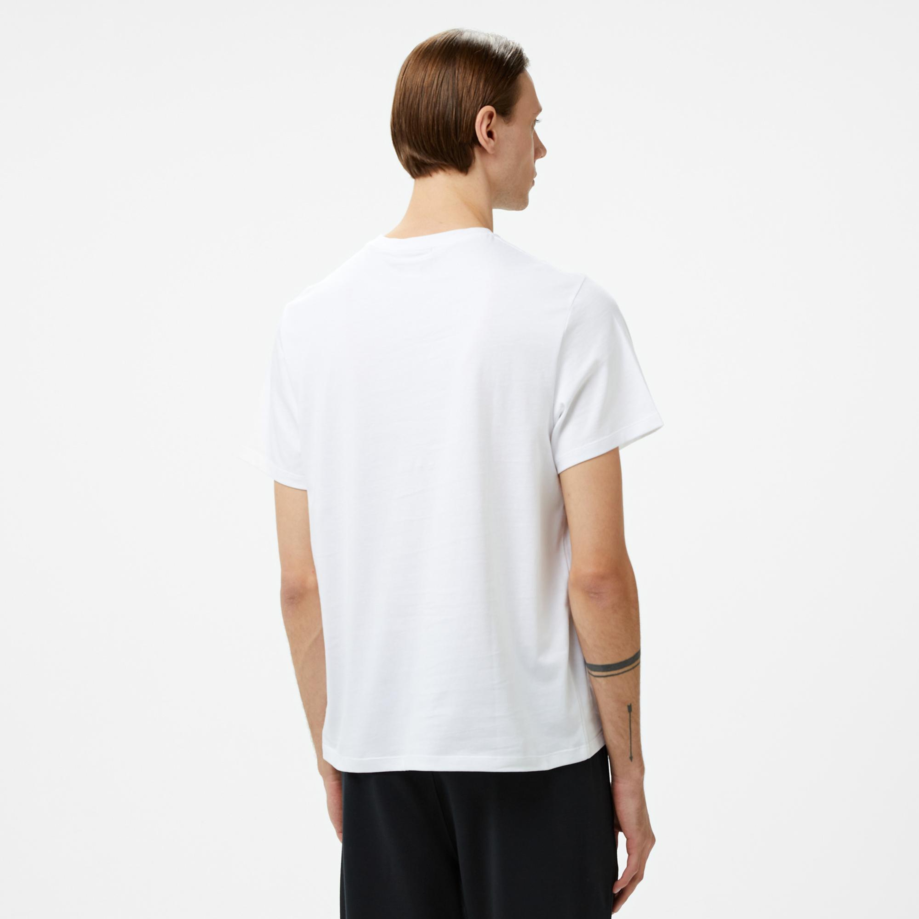 Calvin Klein Jeans Hero Monogram 20s Archıve Erkek Beyaz T-Shirt