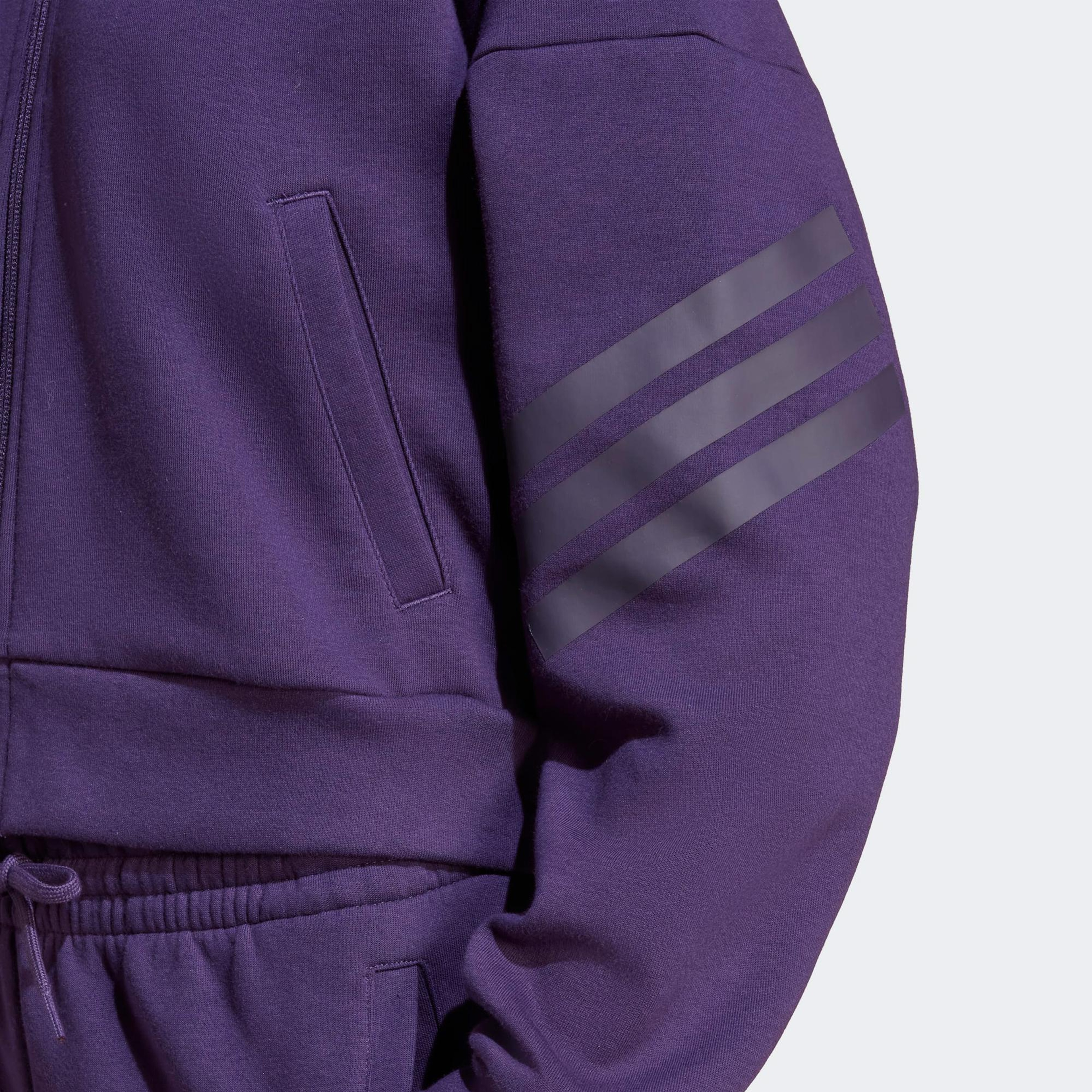 adidas Jg Fı 3S Çocuk Mor Eşofman Üstü