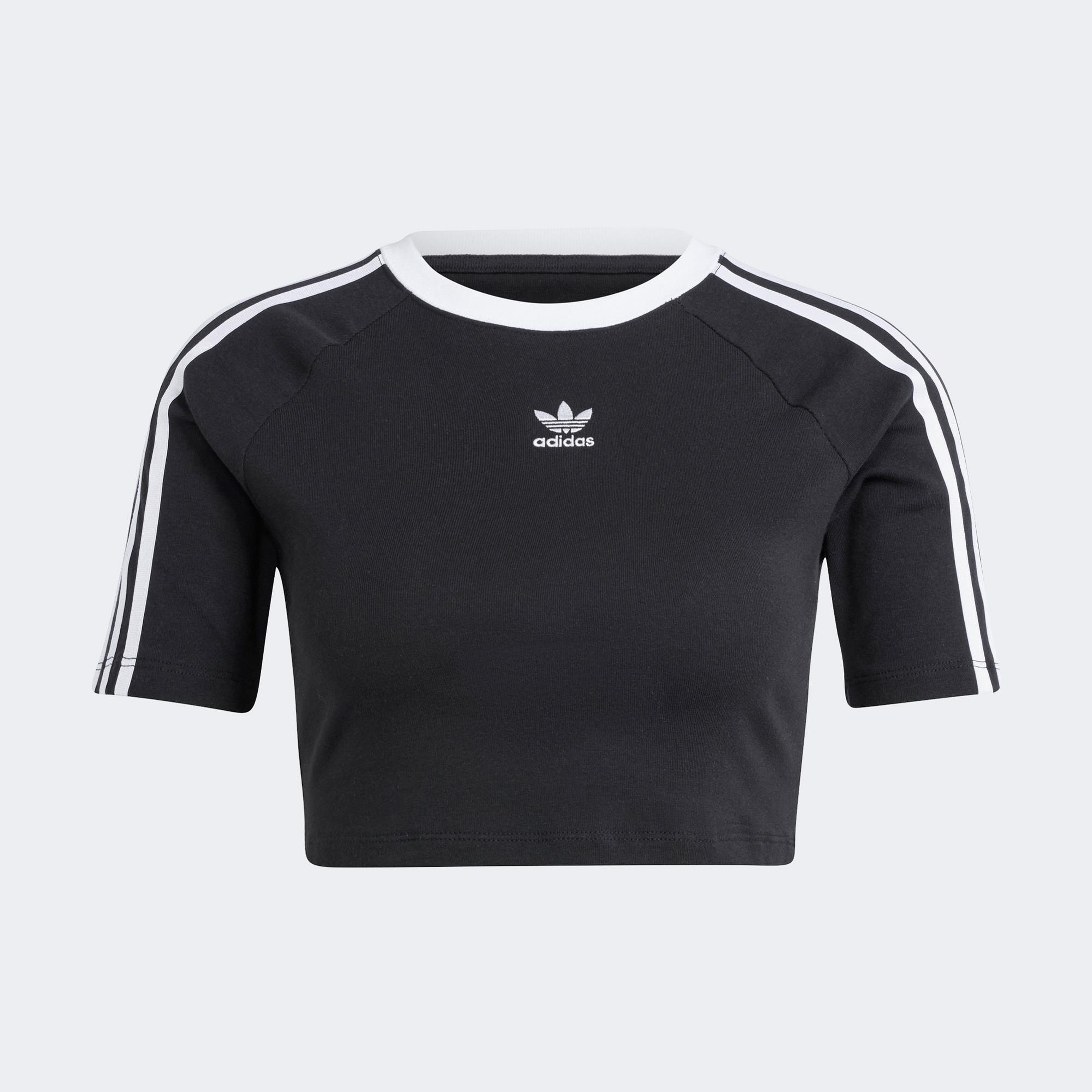 adidas 3-Stripes Baby Kadın Siyah T-Shirt