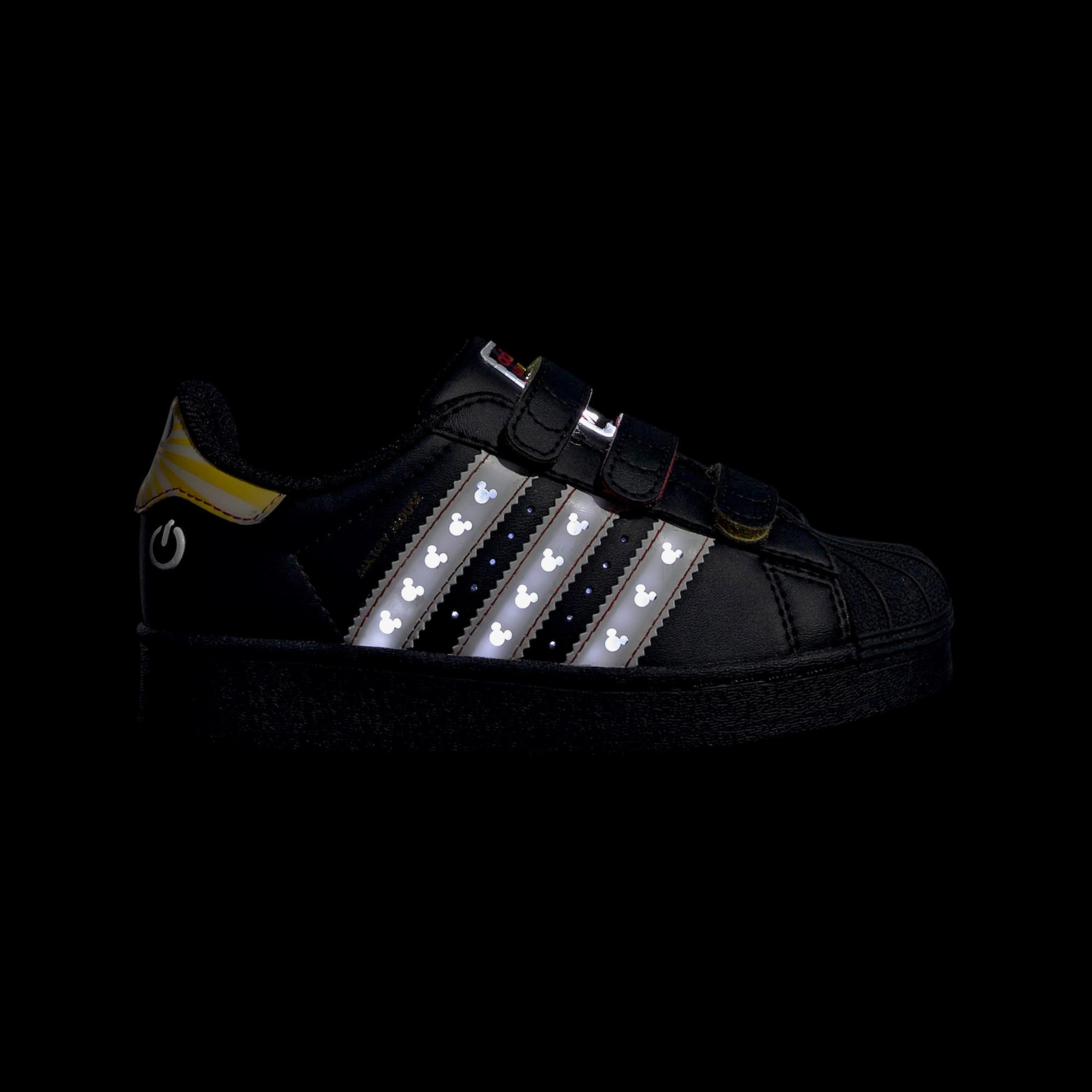adidas Superstar LED Lights Crib First Çocuk Siyah Sneaker