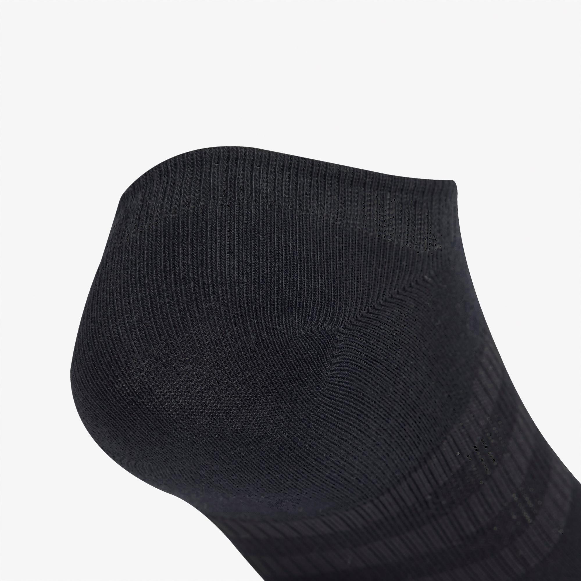 adidas Thin and Light No-Show 3' lü Unisex Siyah Çorap