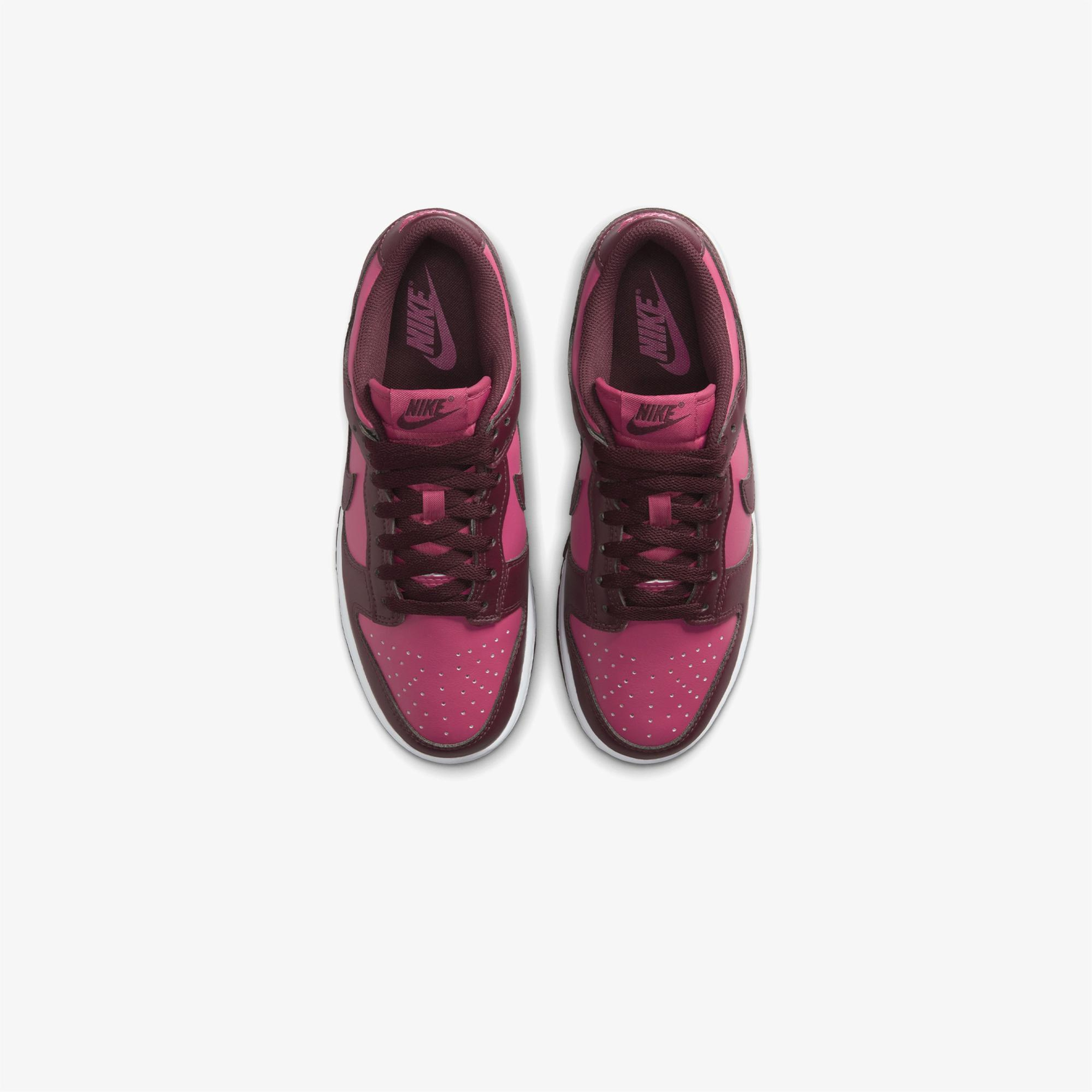 Nike Dunk Low Kadın Bordo Spor Ayakkabı