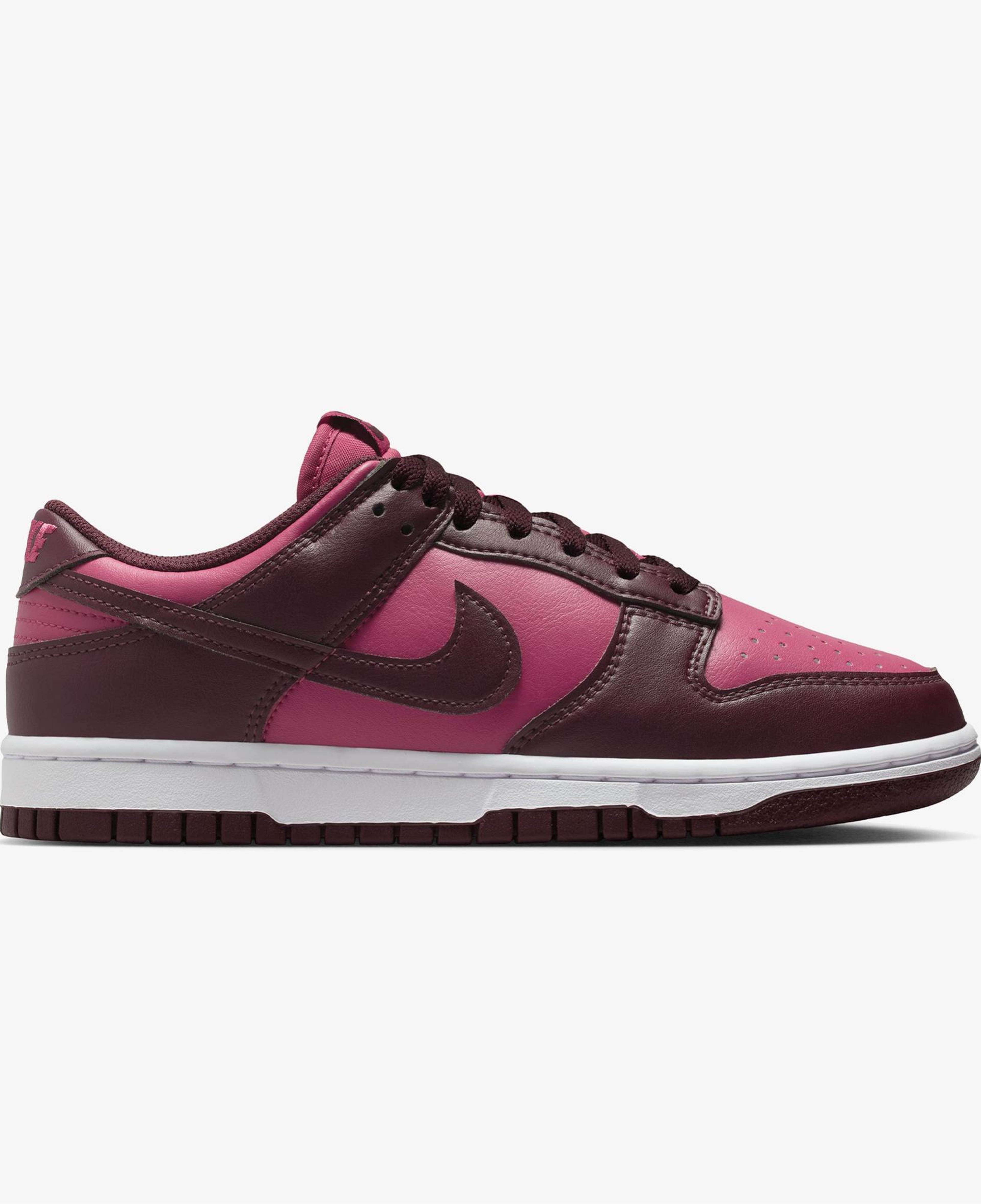 Nike Dunk Low Kadın Bordo Spor Ayakkabı