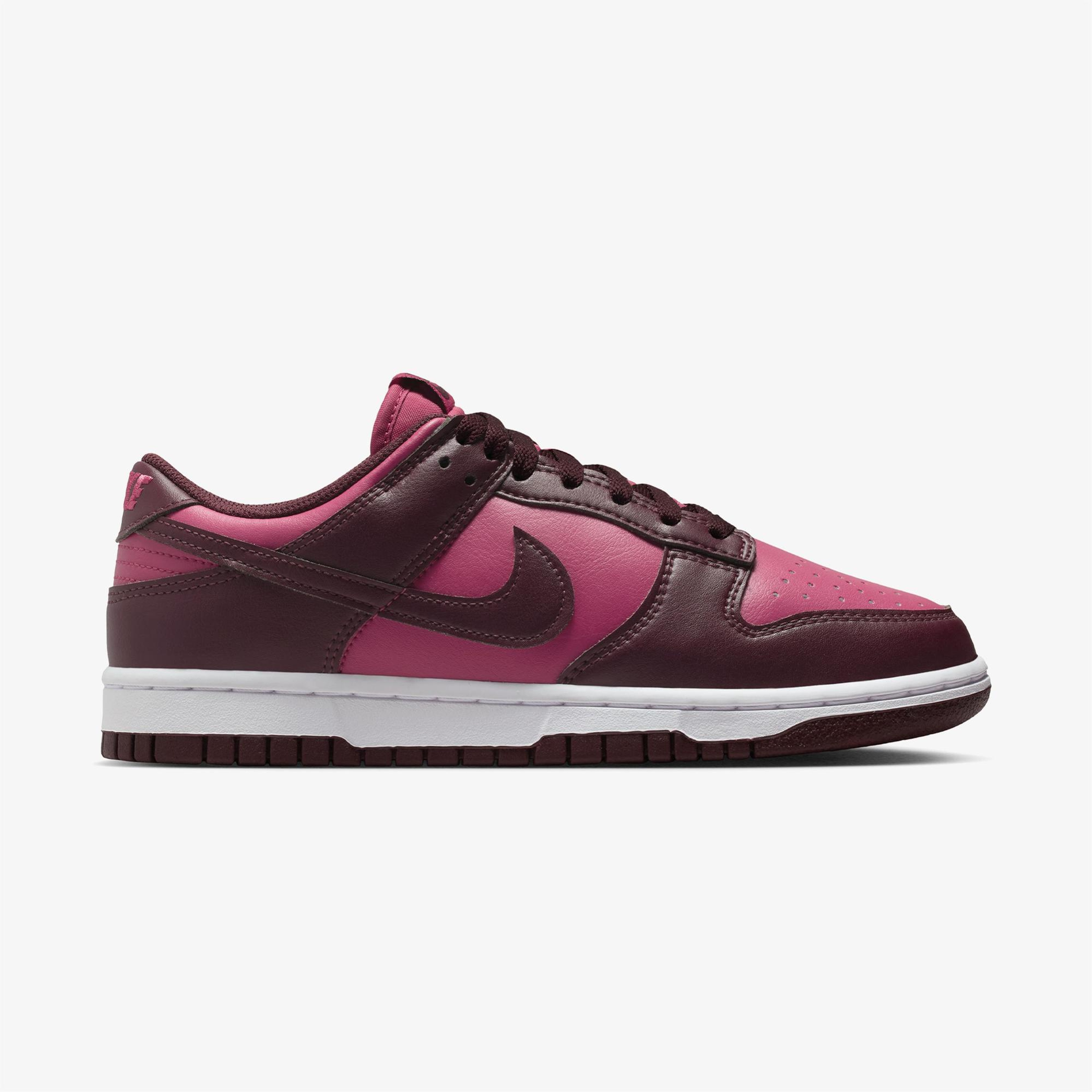 Nike Dunk Low Kadın Bordo Spor Ayakkabı